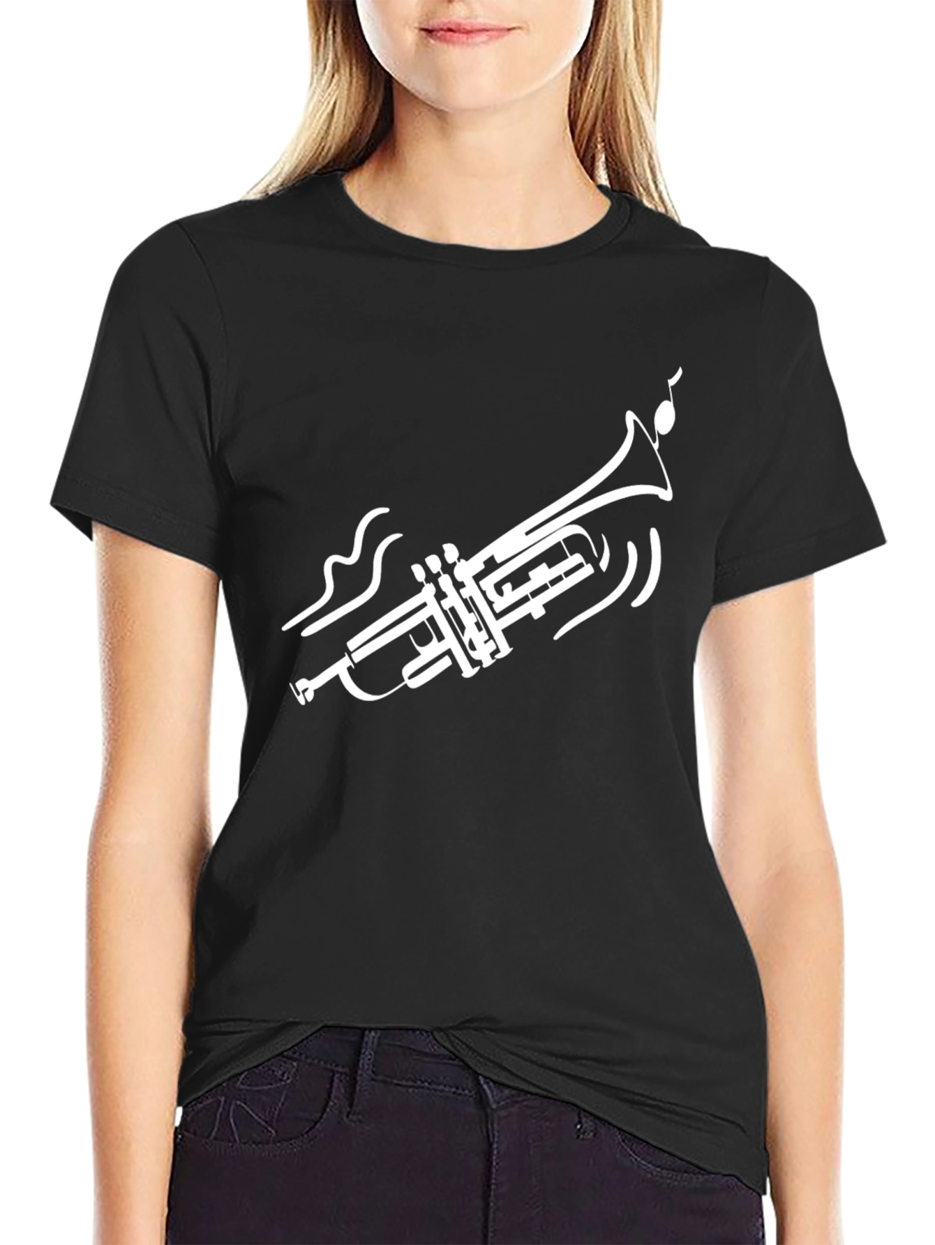 Trumpet Graphic T-Shirt - Musicians Style