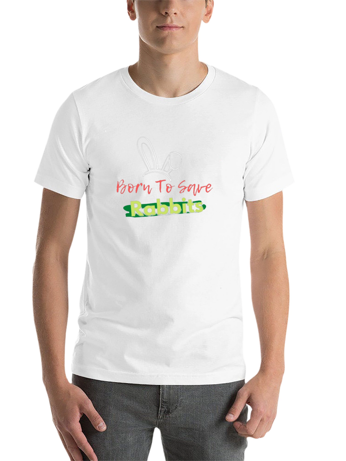 Born To Save Rabbits Graphic T-Shirt