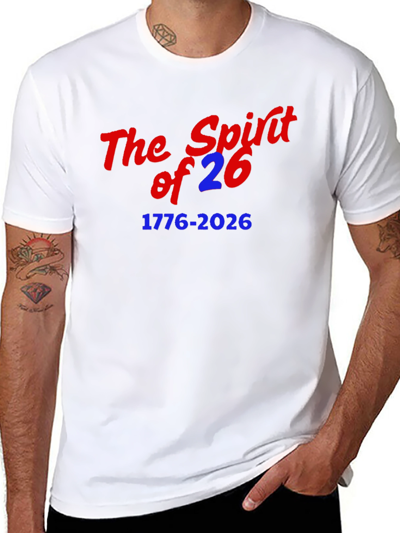 Spirit of 26 Tee - Patriotic Celebration