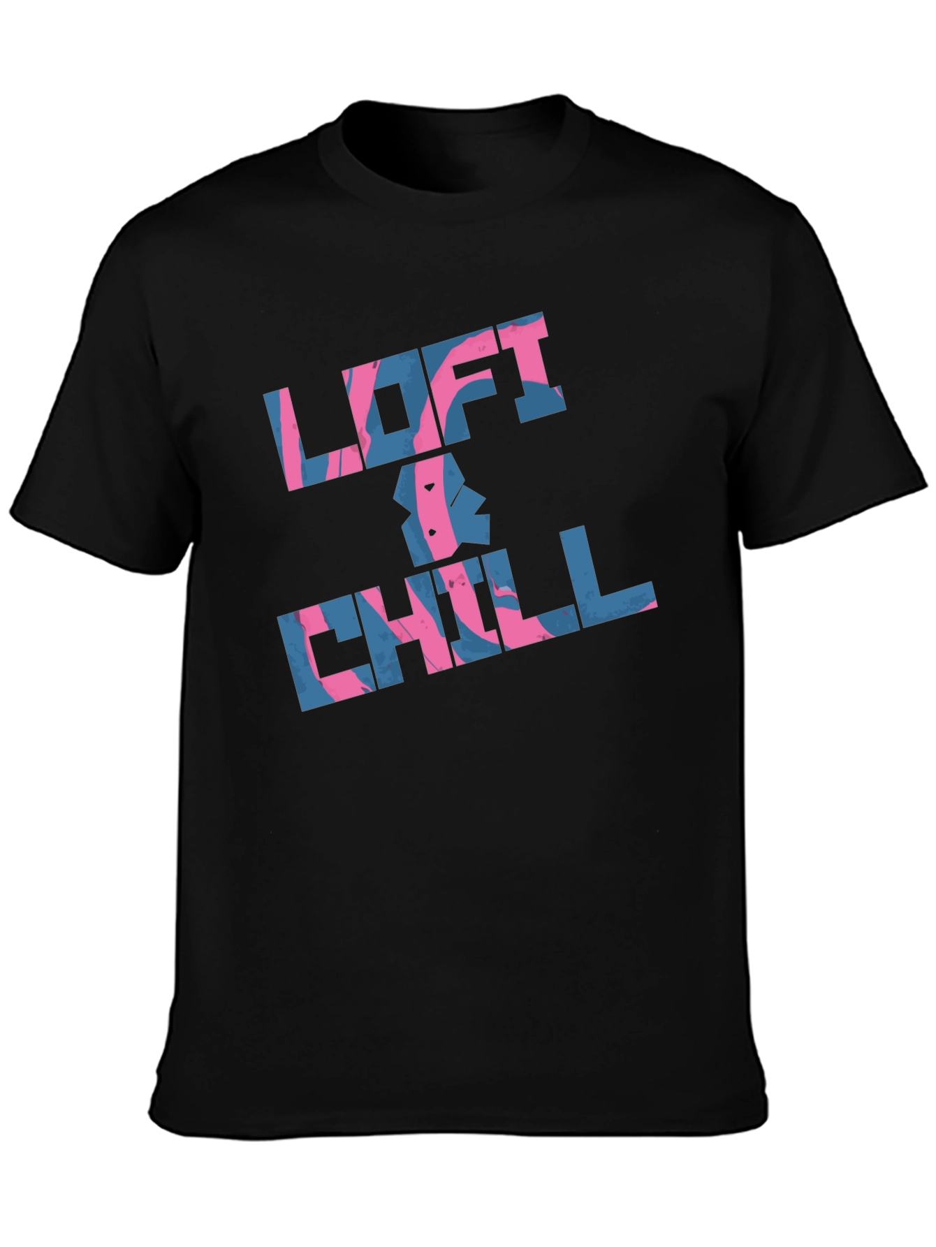 Loft & Chill Black Graphic Tee