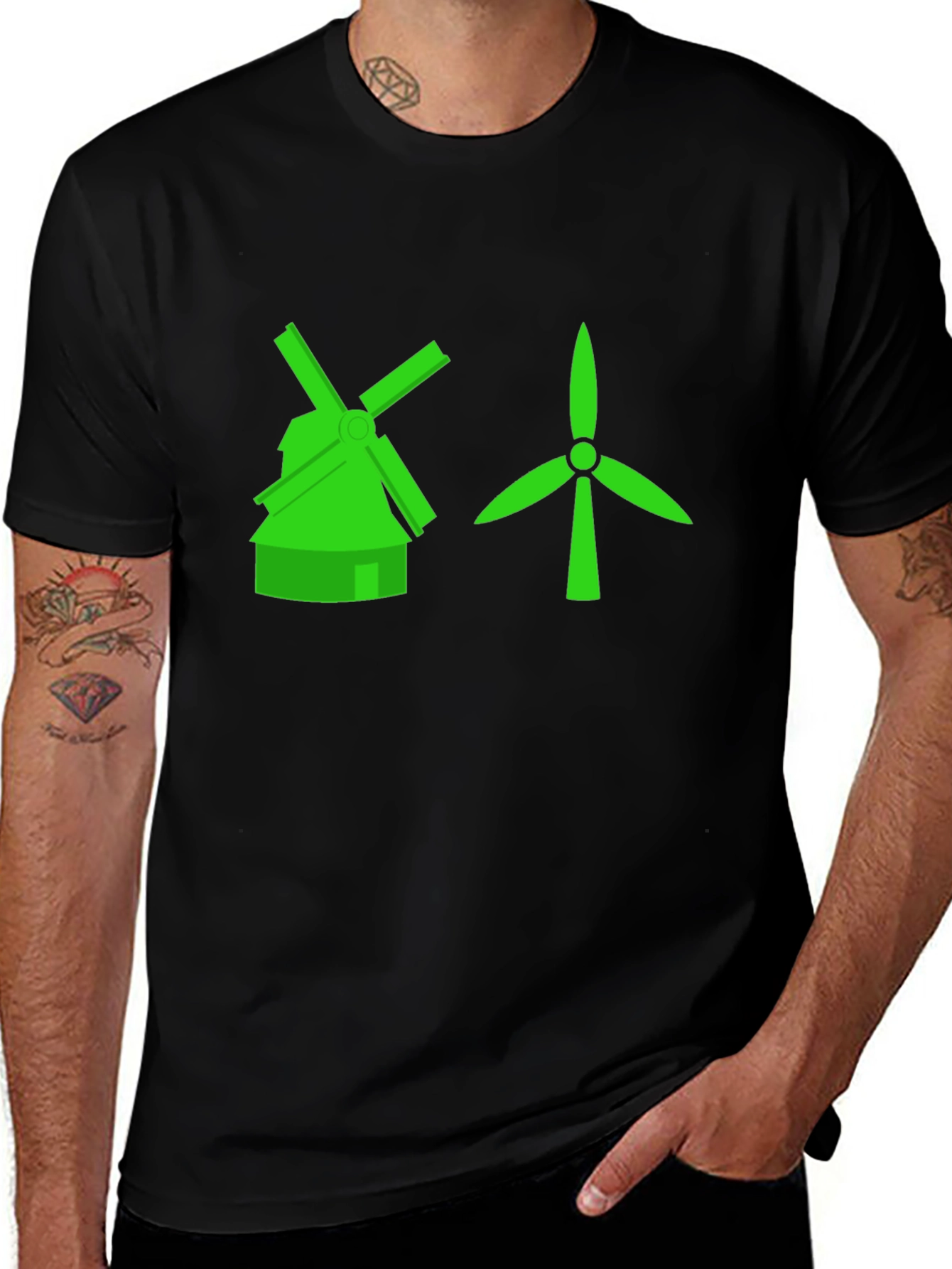 Eco-Friendly Windmill T-Shirt