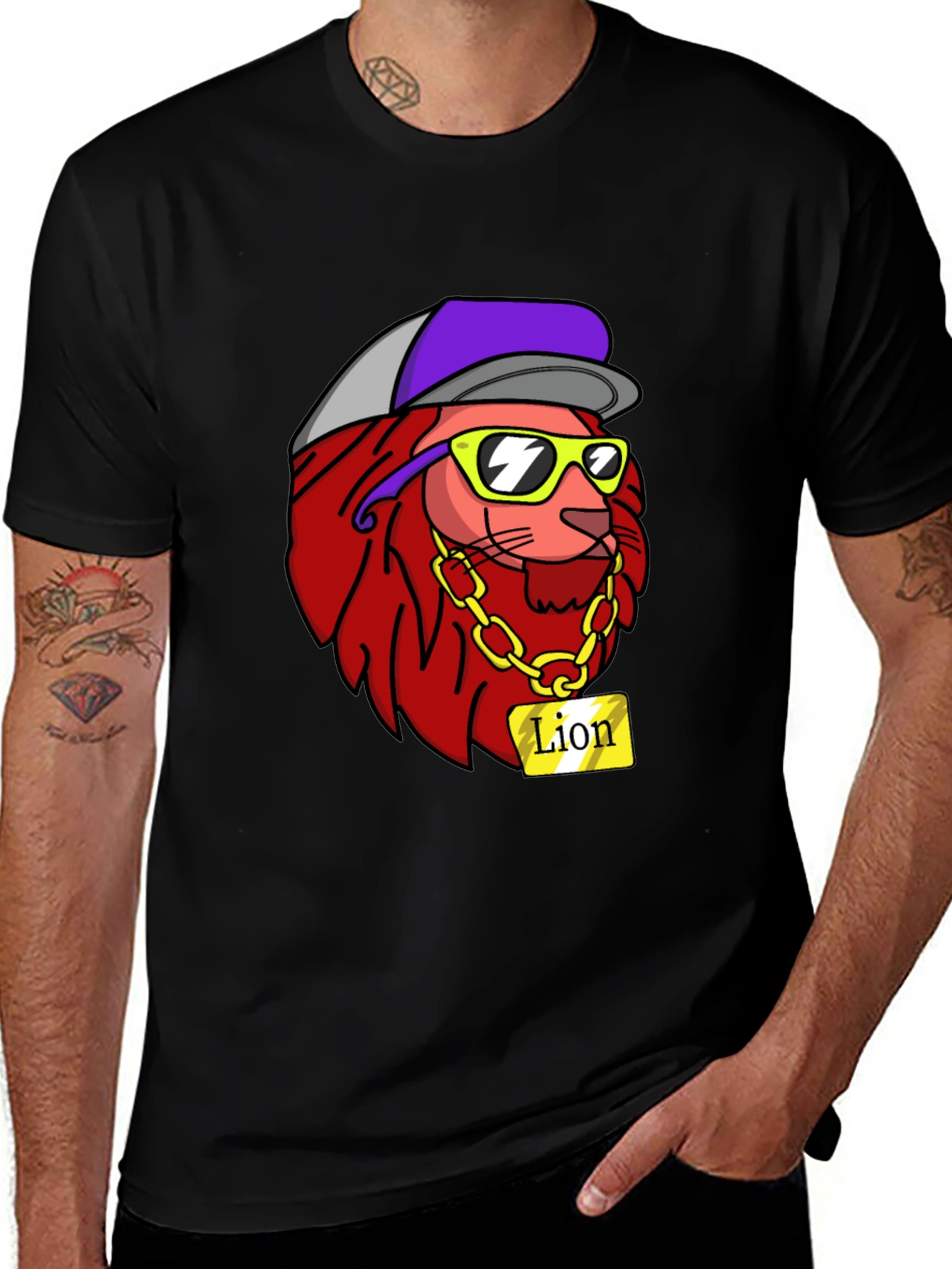 Cool Lion Graphic Tee - Streetwear Style