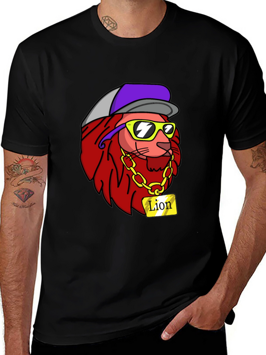 Cool Lion Graphic Tee - Streetwear Style