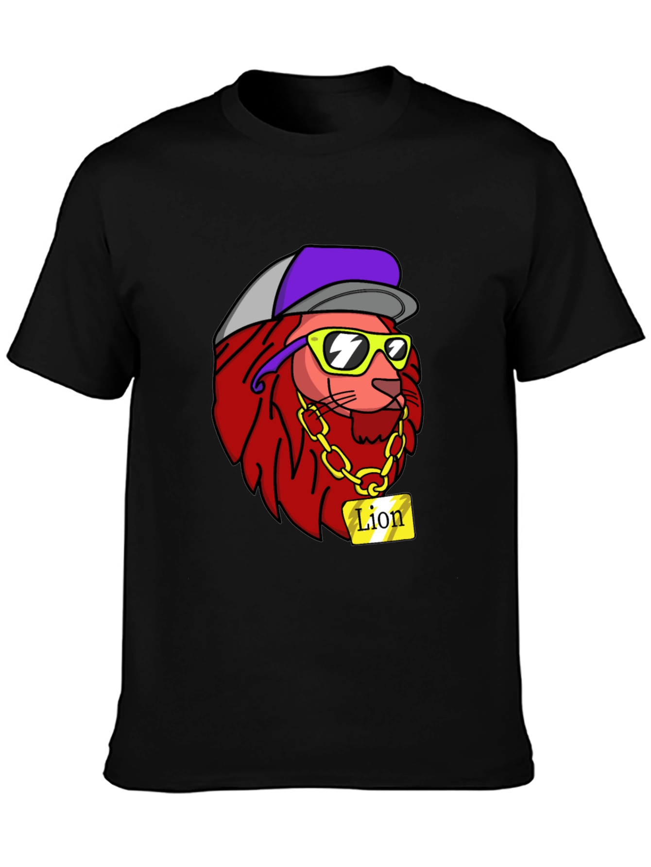 Cool Lion Graphic Tee - Streetwear Style