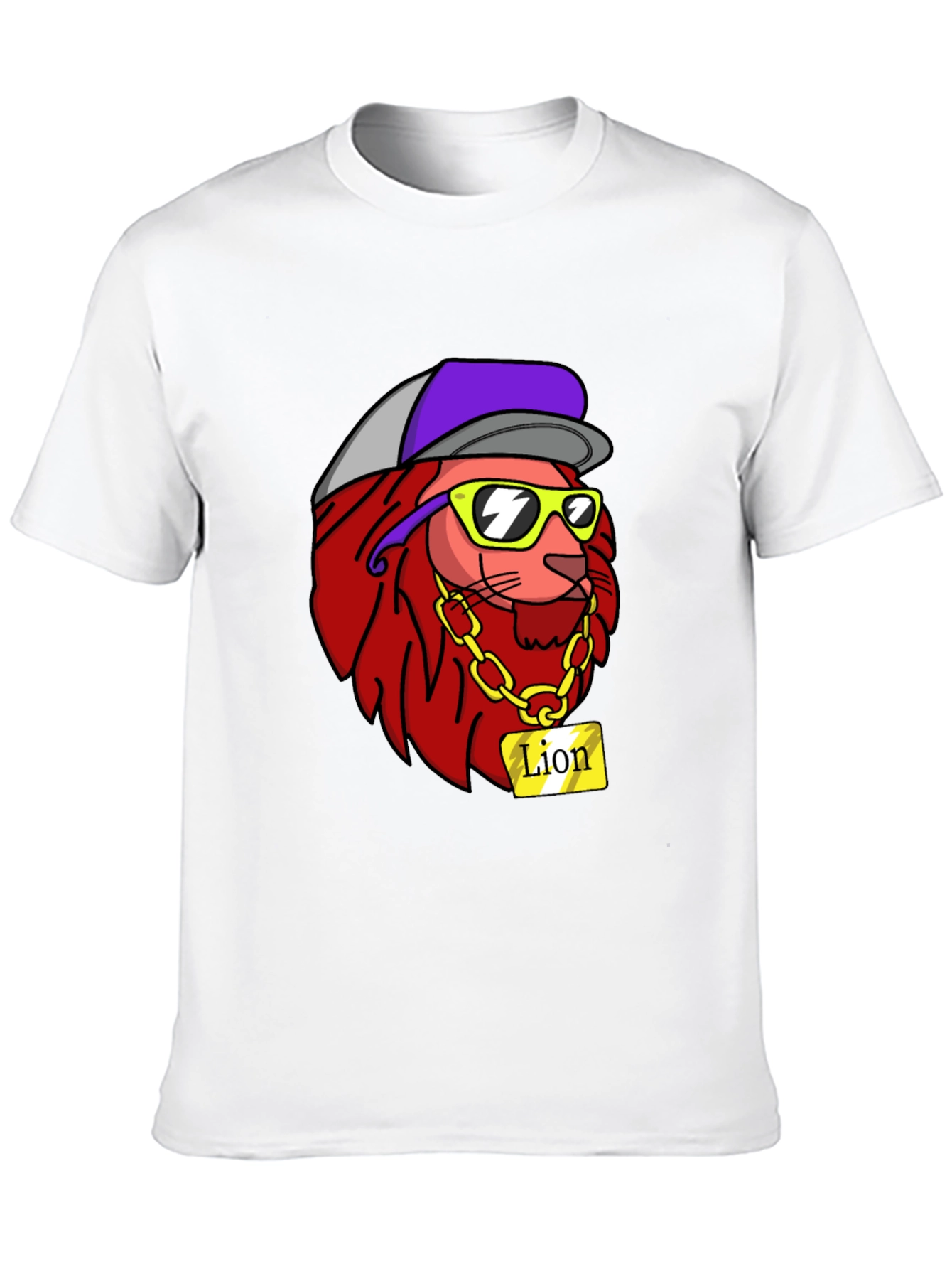 Cool Lion Graphic Tee - Streetwear Style