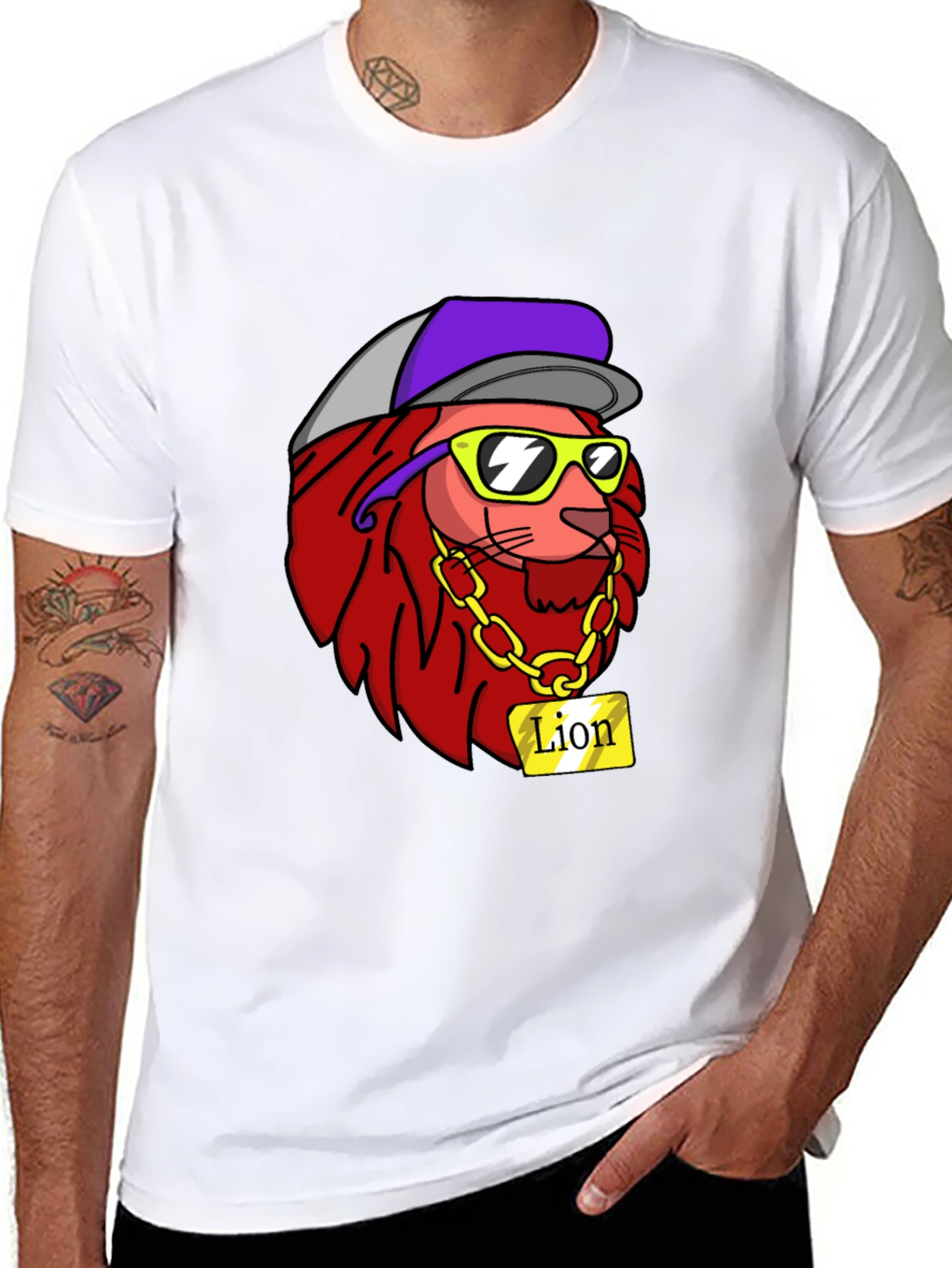 Cool Lion Graphic Tee - Streetwear Style