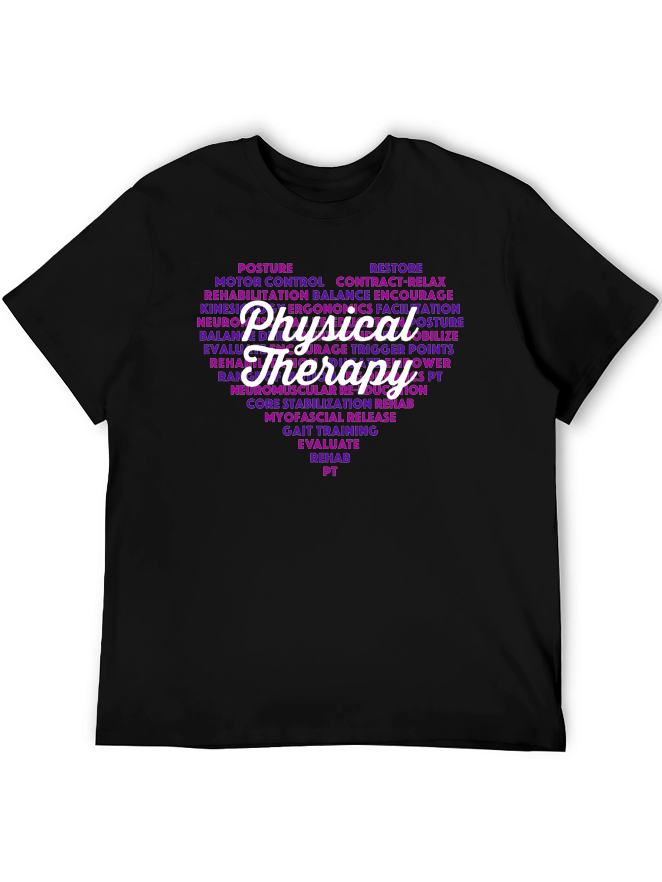 Physical Therapy Word Cloud T-Shirt