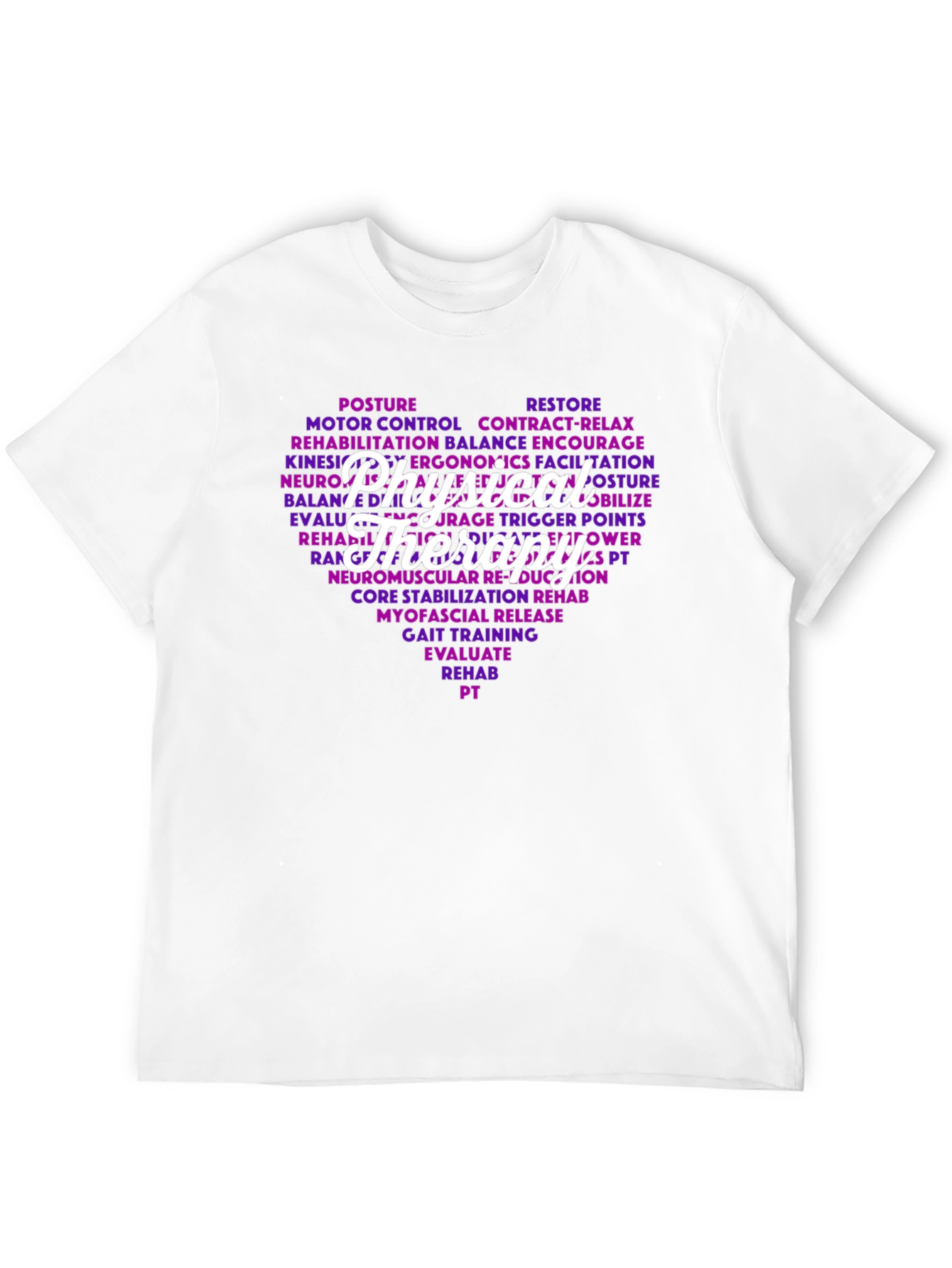 Physical Therapy Word Cloud T-Shirt