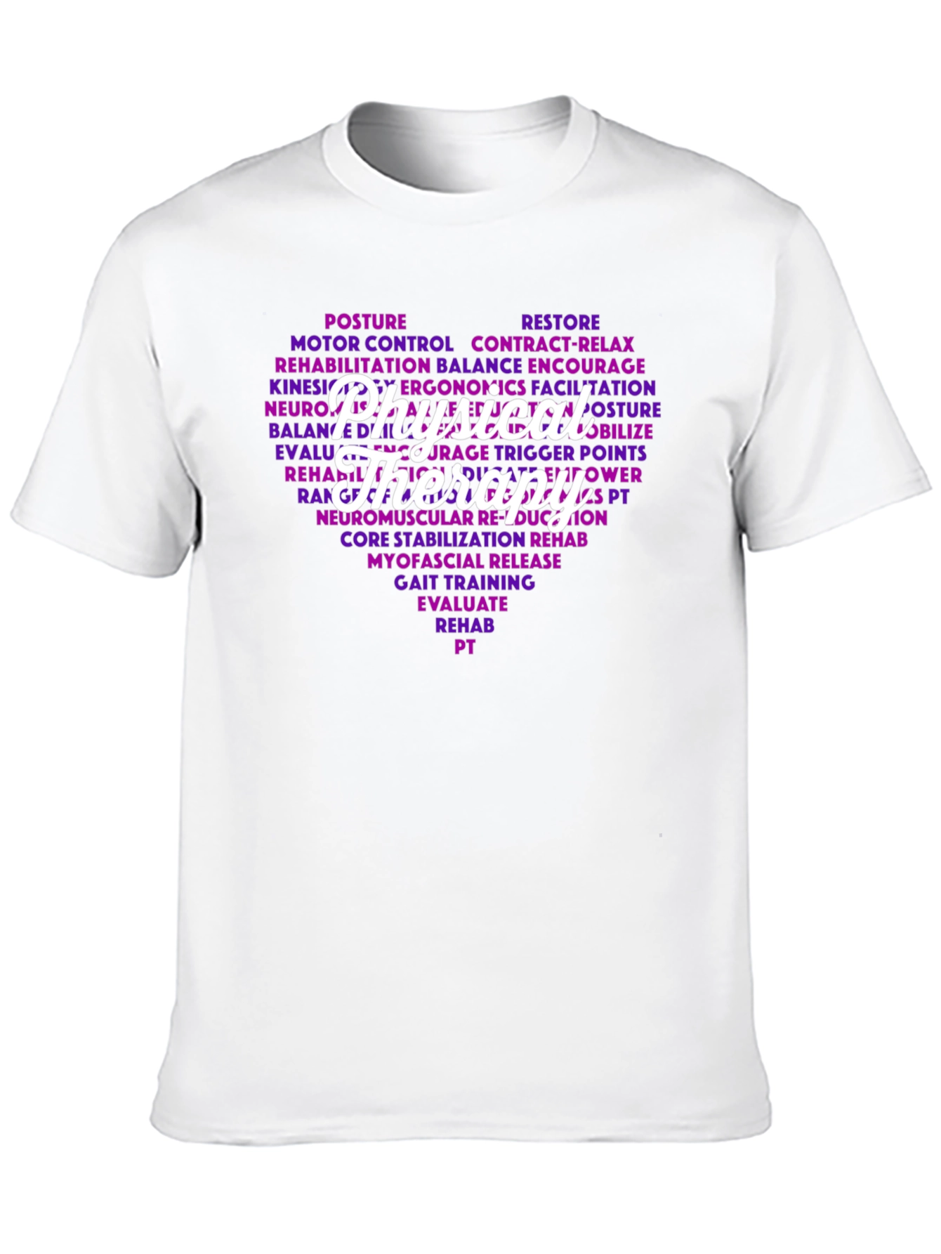 Physical Therapy Word Cloud T-Shirt