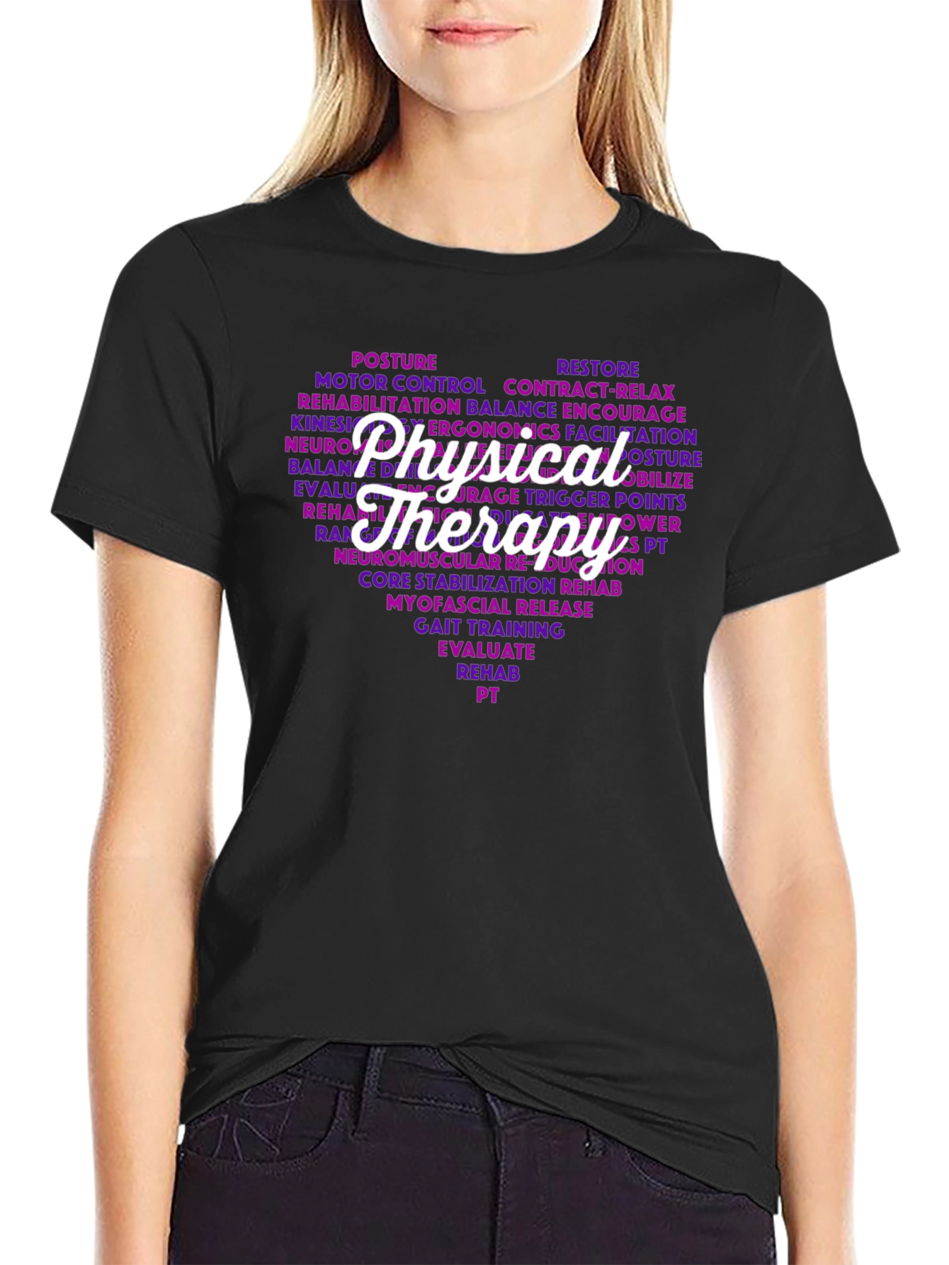 Physical Therapy Word Cloud T-Shirt