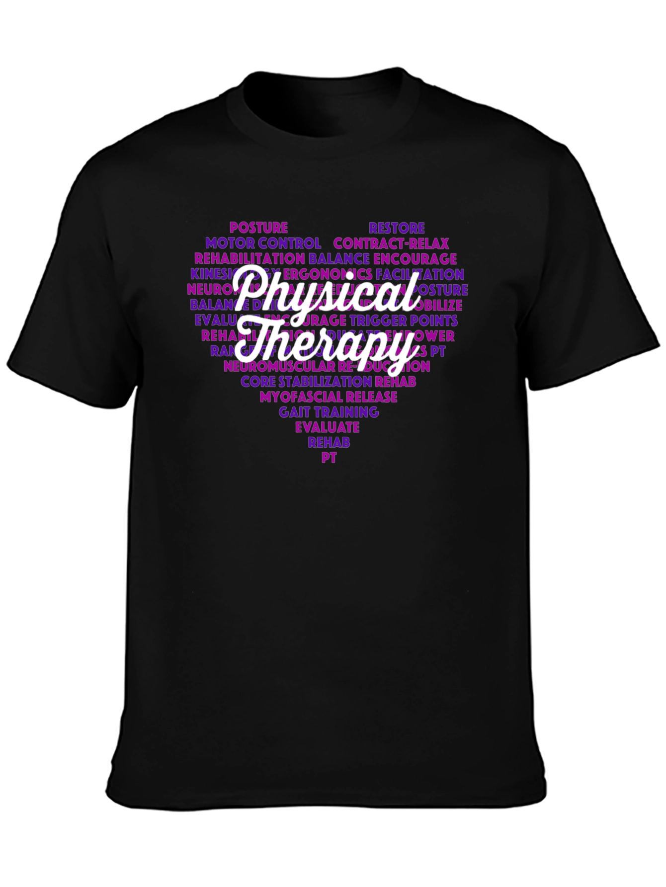 Physical Therapy Word Cloud T-Shirt