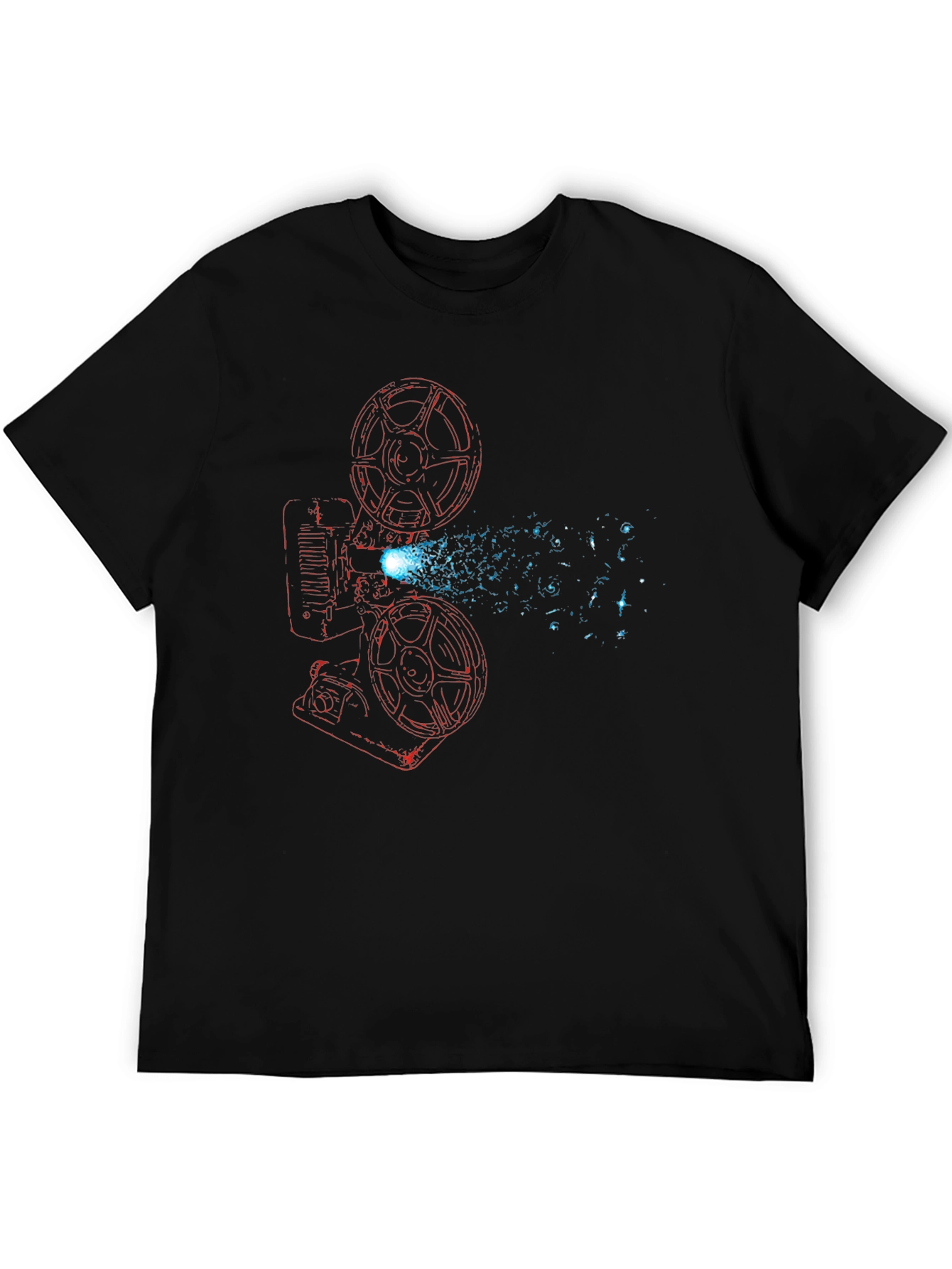 Retro Movie Projector Graphic T-Shirt
