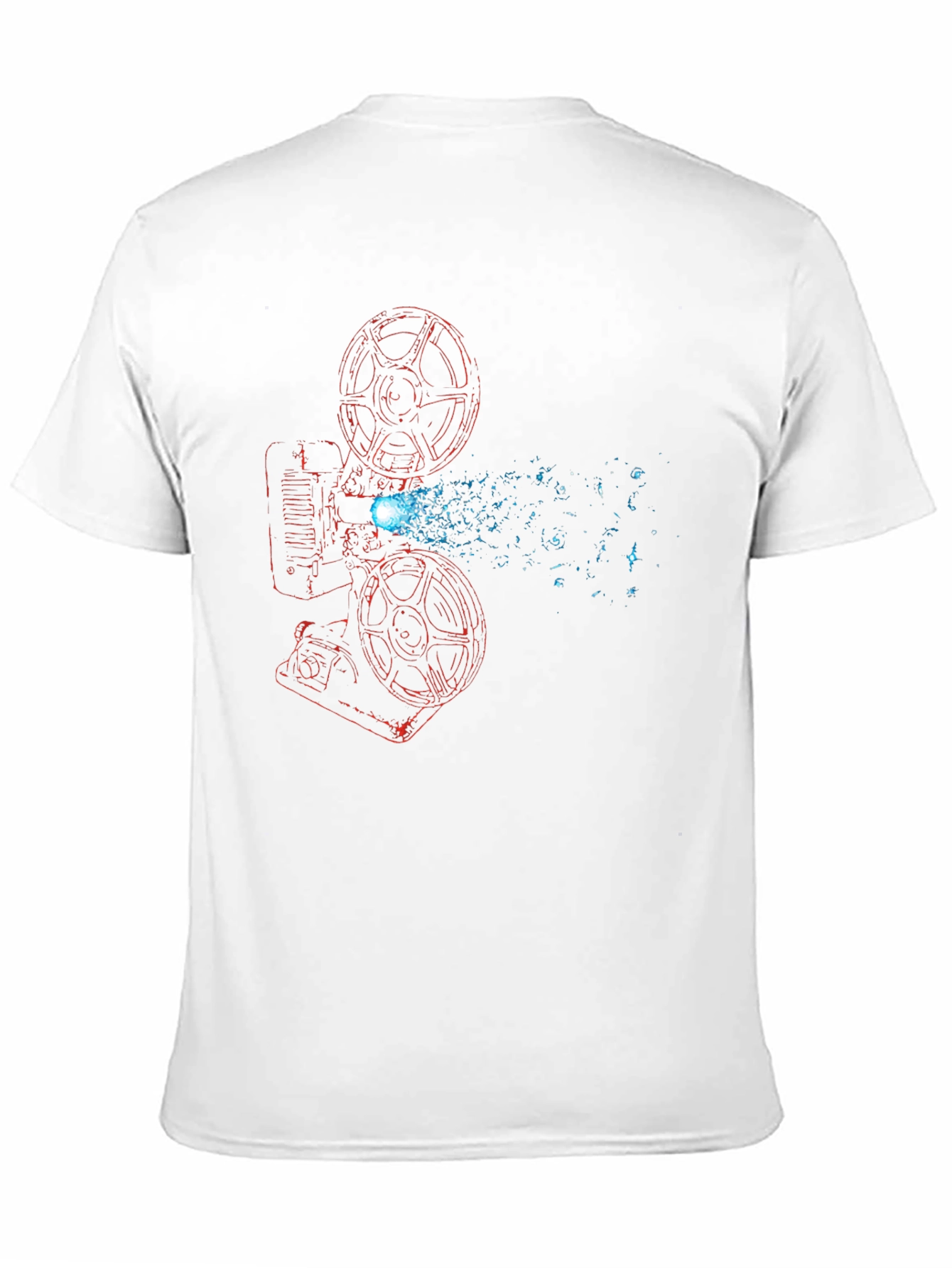 Retro Movie Projector Graphic T-Shirt