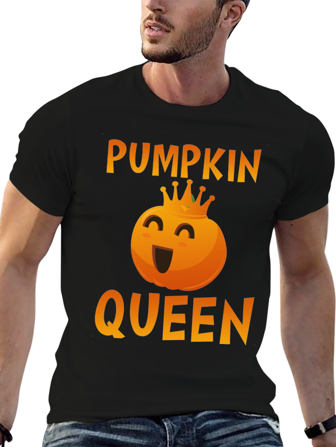 Pumpkin Queen Graphic Tee - Halloween Apparel