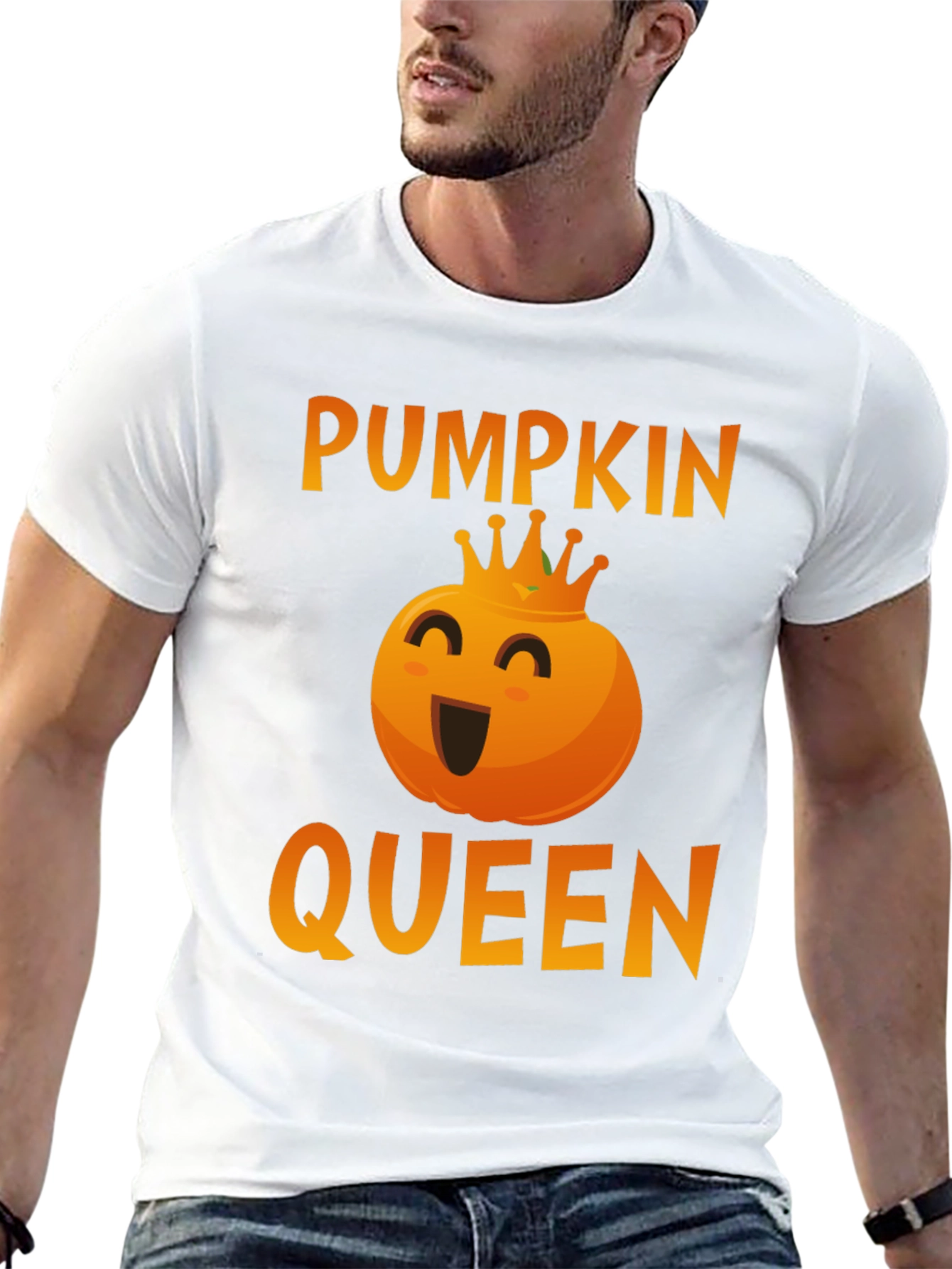 Pumpkin Queen Graphic Tee - Halloween Apparel