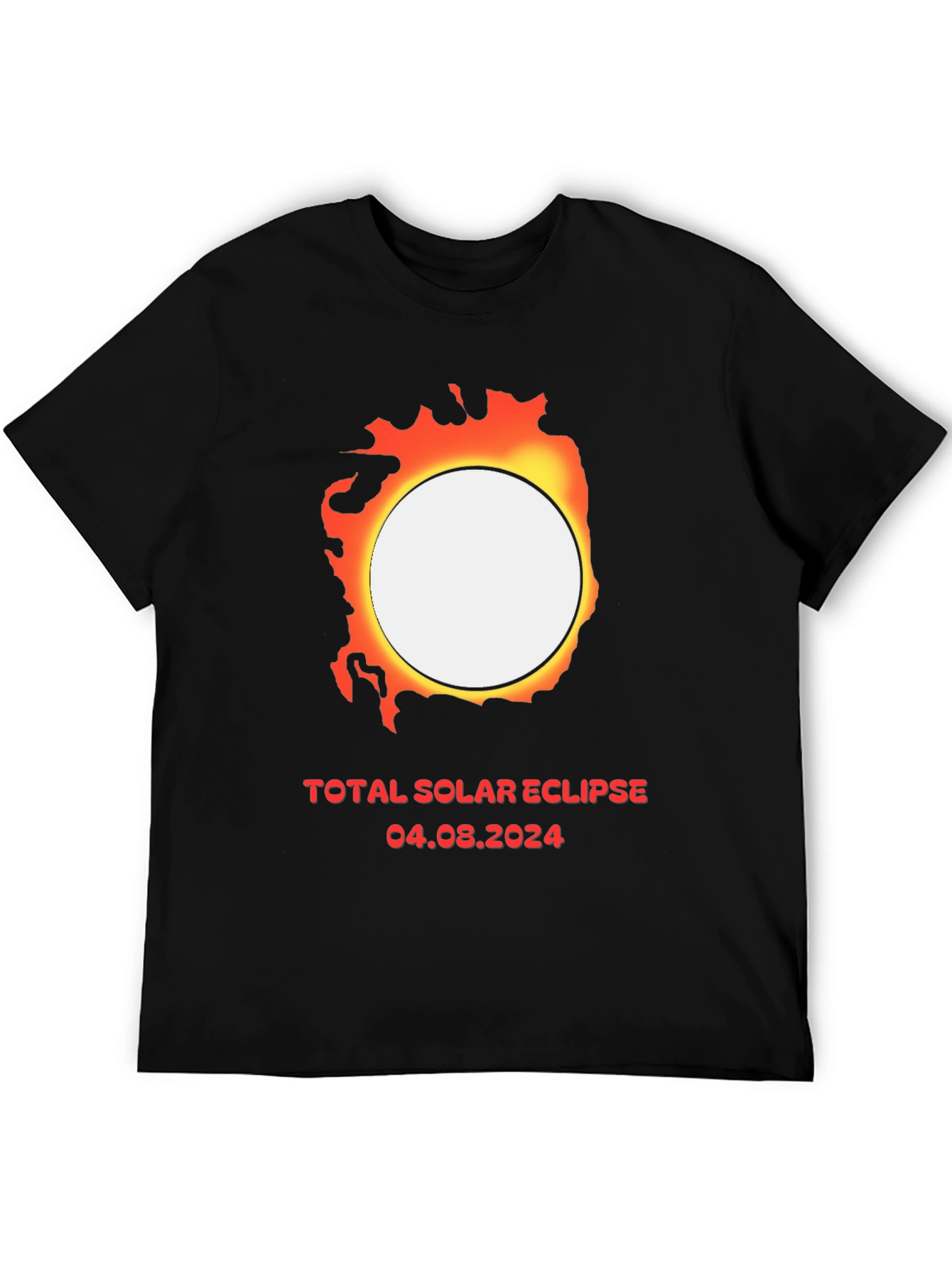 Total Solar Eclipse 2024 Graphic T-Shirt
