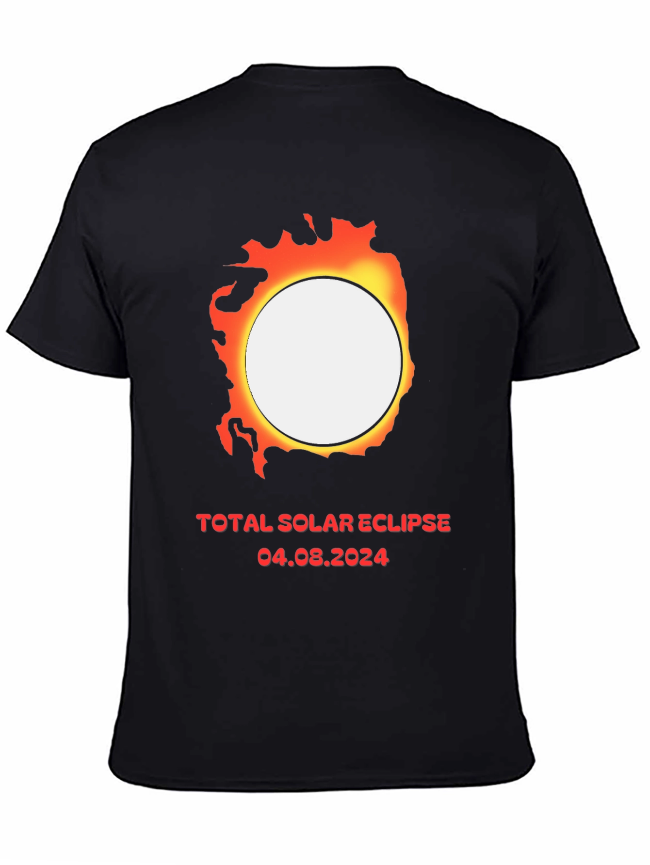 Total Solar Eclipse 2024 Graphic T-Shirt