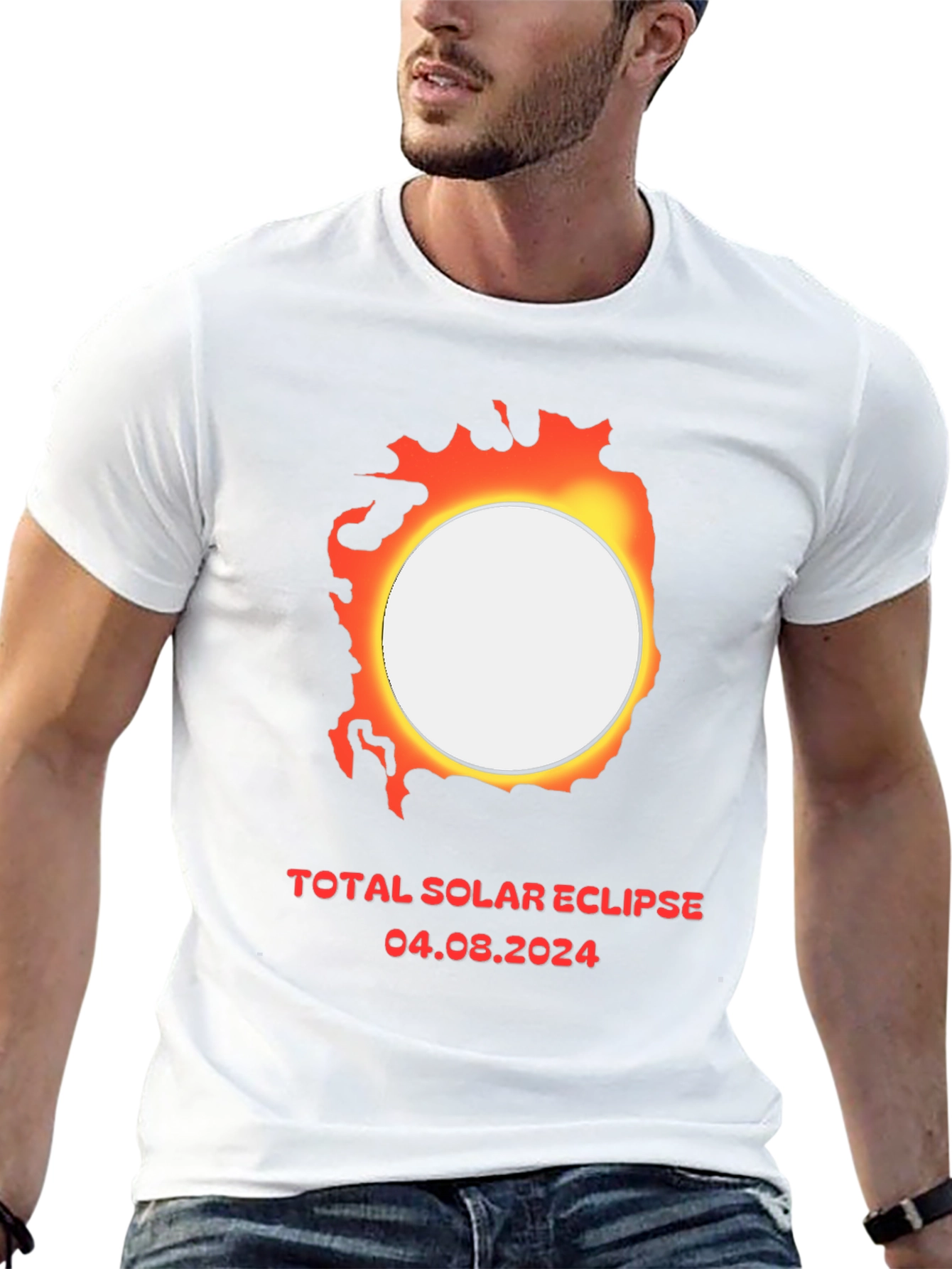 Total Solar Eclipse 2024 Graphic T-Shirt