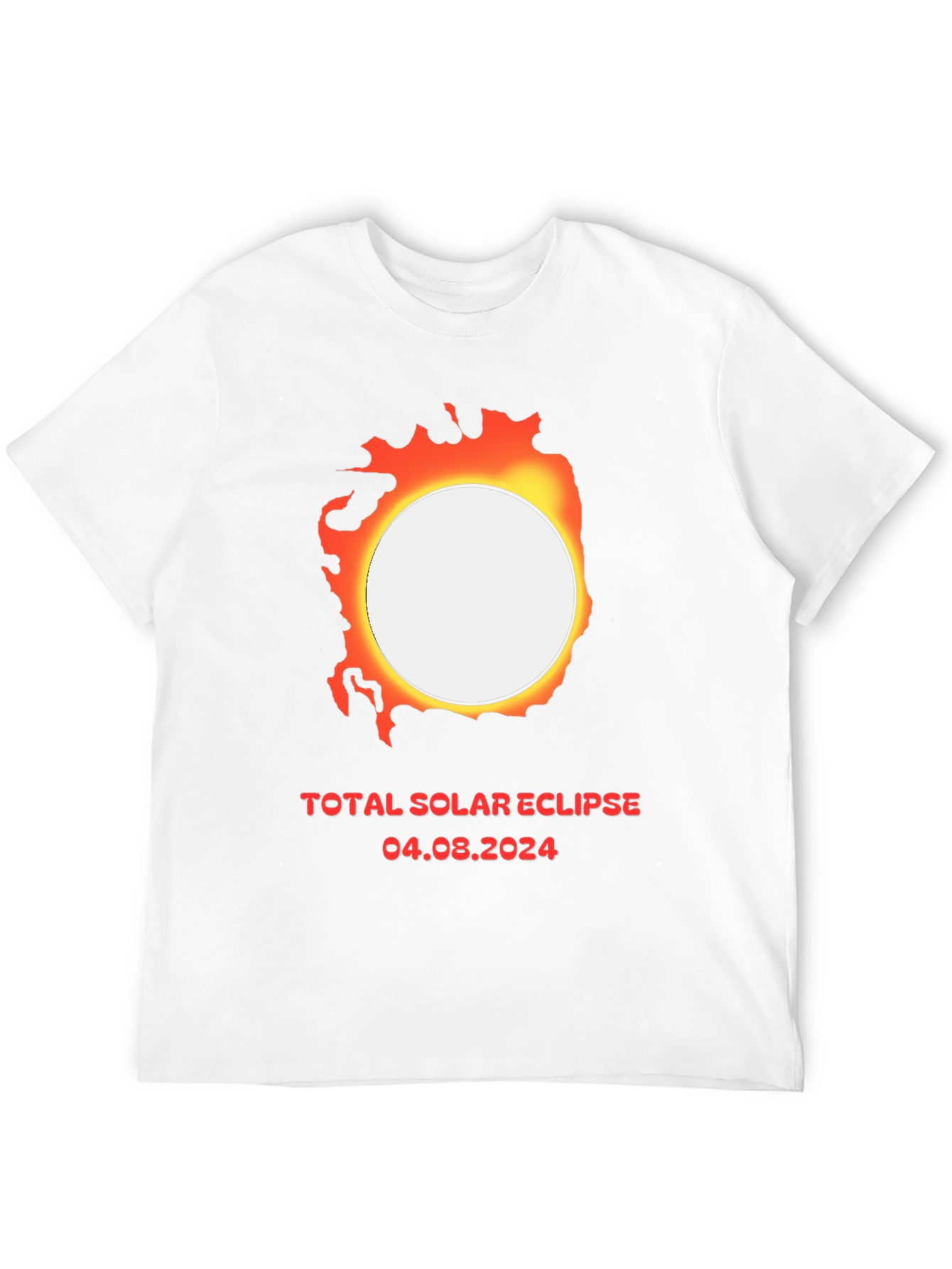 Total Solar Eclipse 2024 Graphic T-Shirt