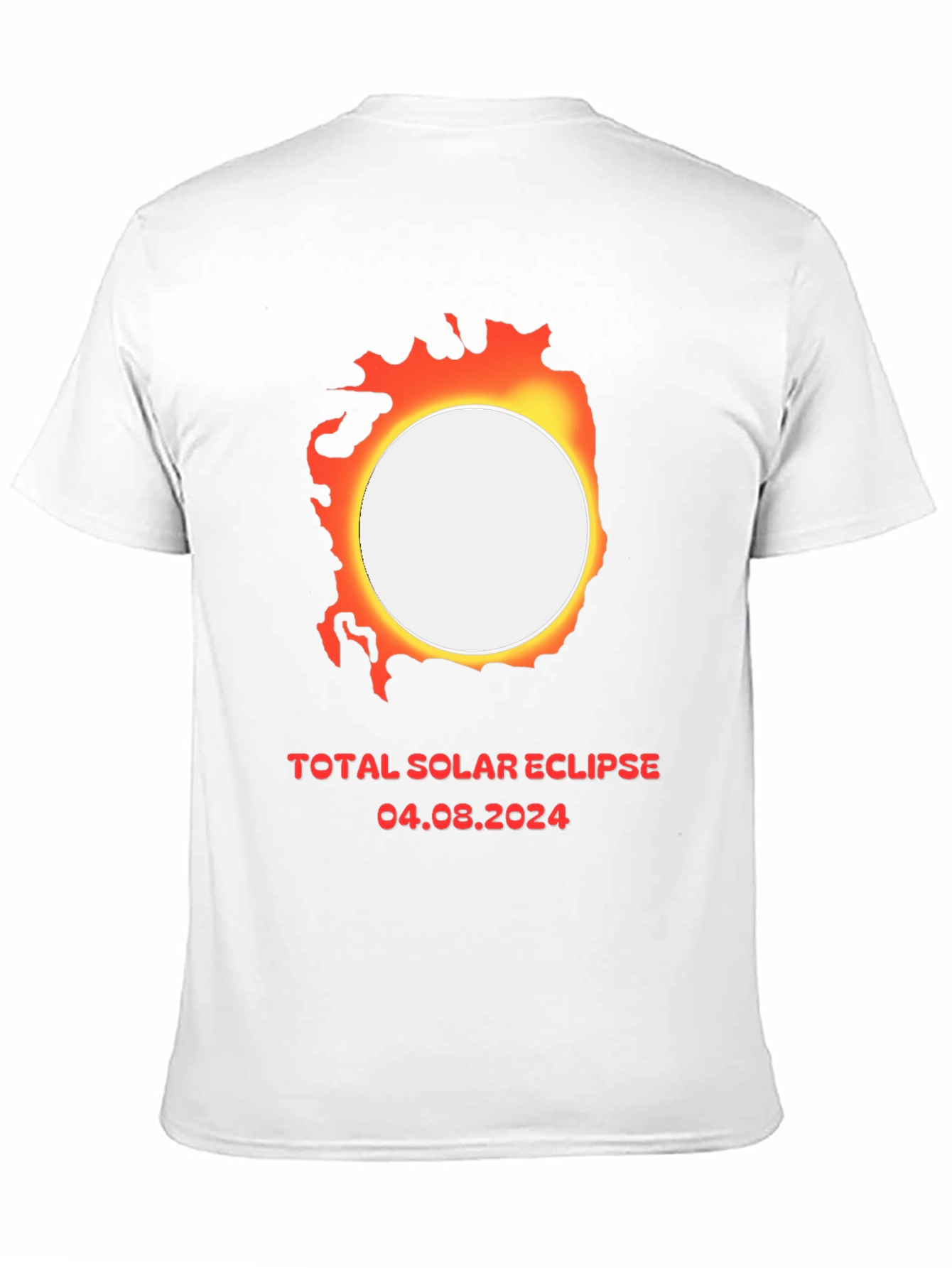 Total Solar Eclipse 2024 Graphic T-Shirt