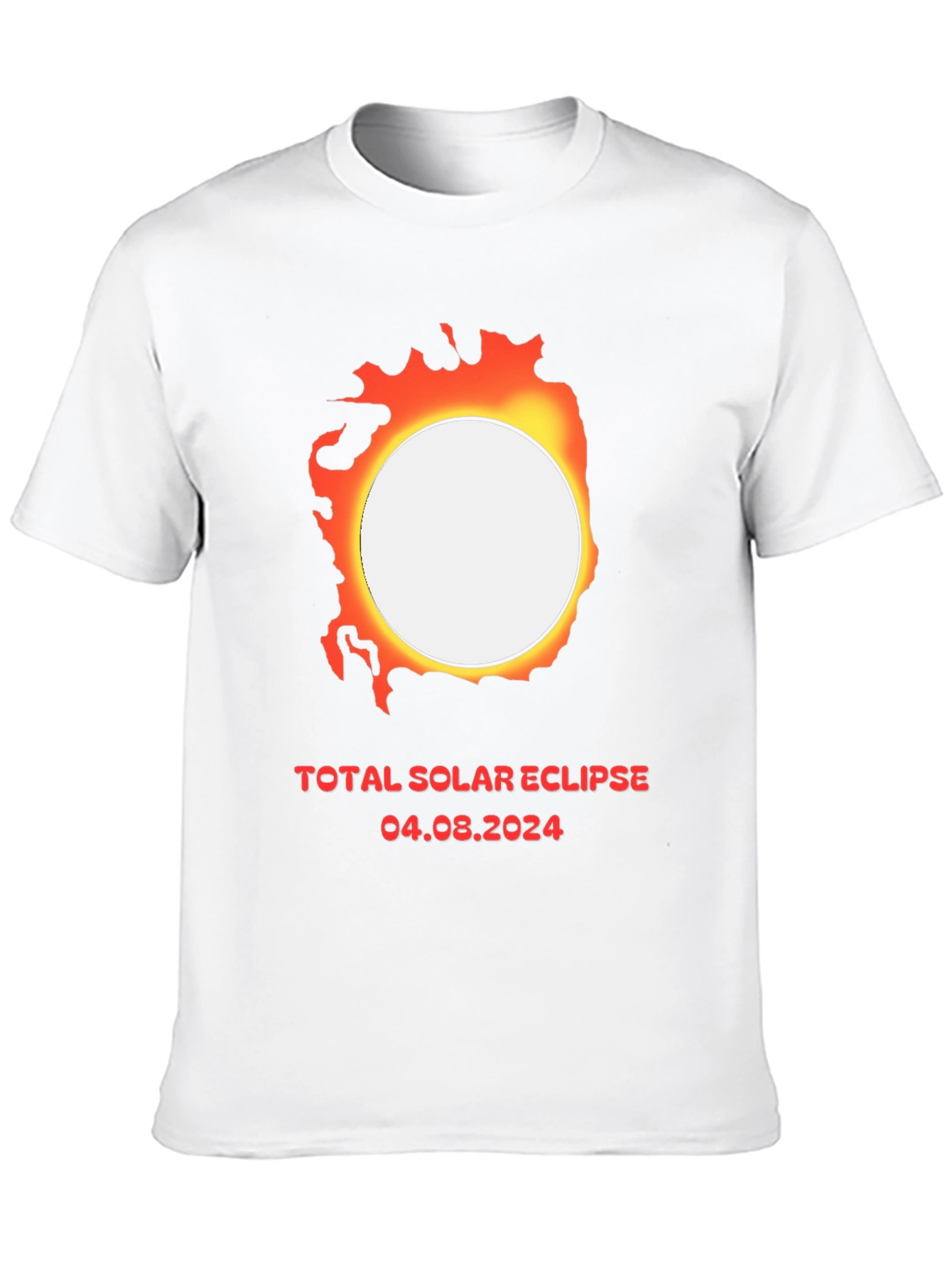 Total Solar Eclipse 2024 Graphic T-Shirt