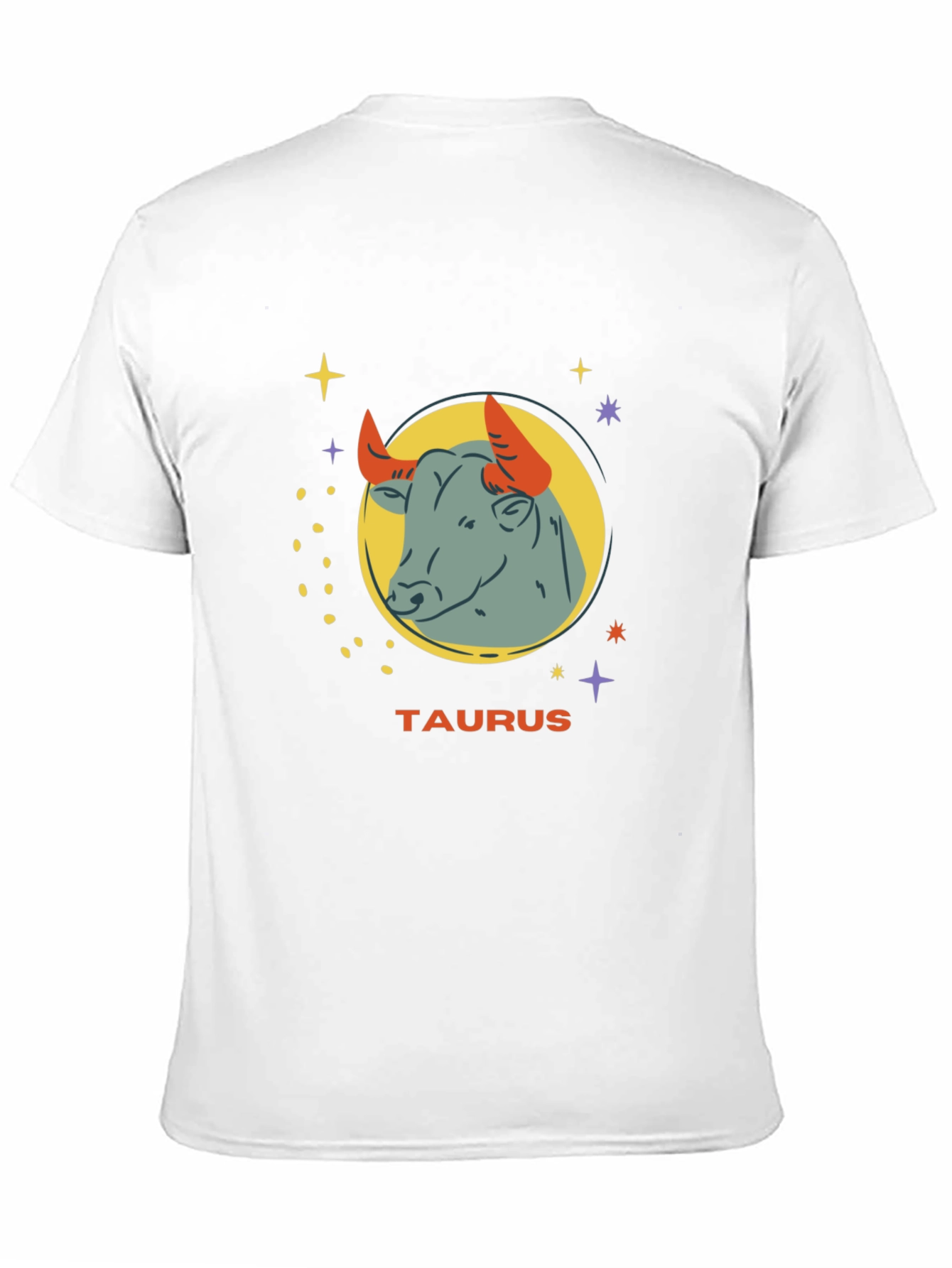 Taurus Zodiac Graphic Tee - Black Cotton Astrology Shirt