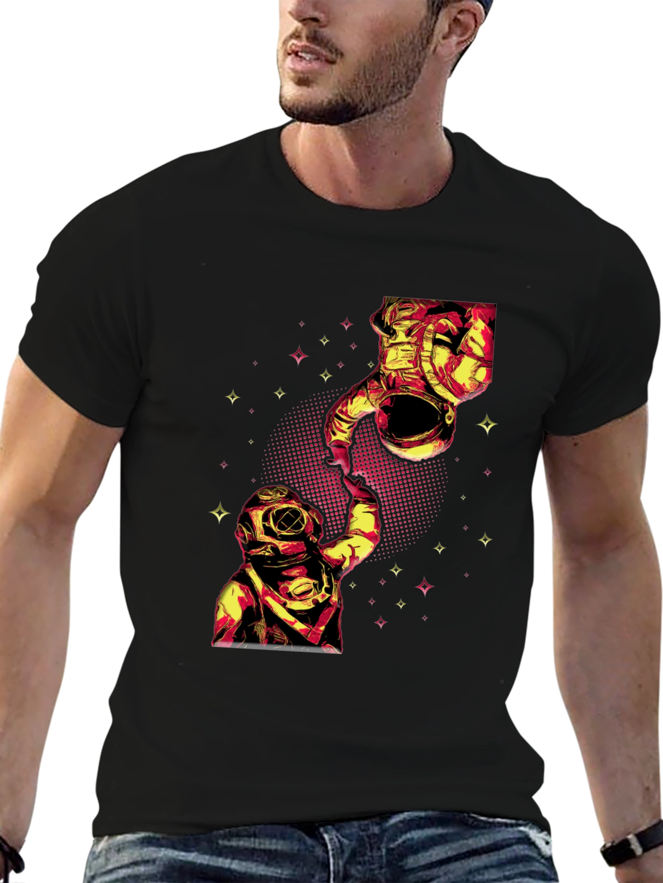 Retro Diver Graphic Tee