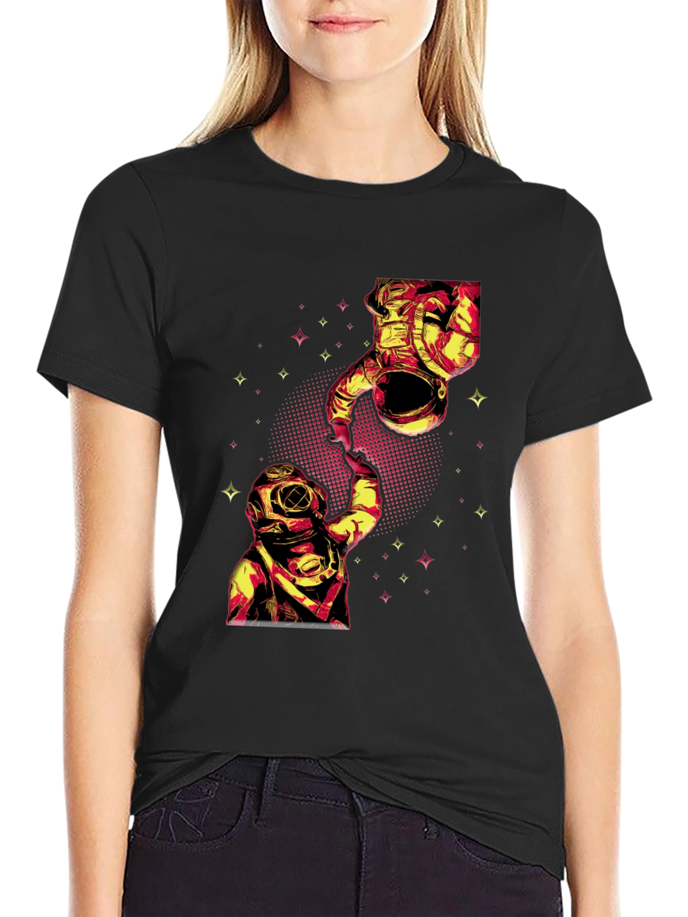 Retro Diver Graphic Tee