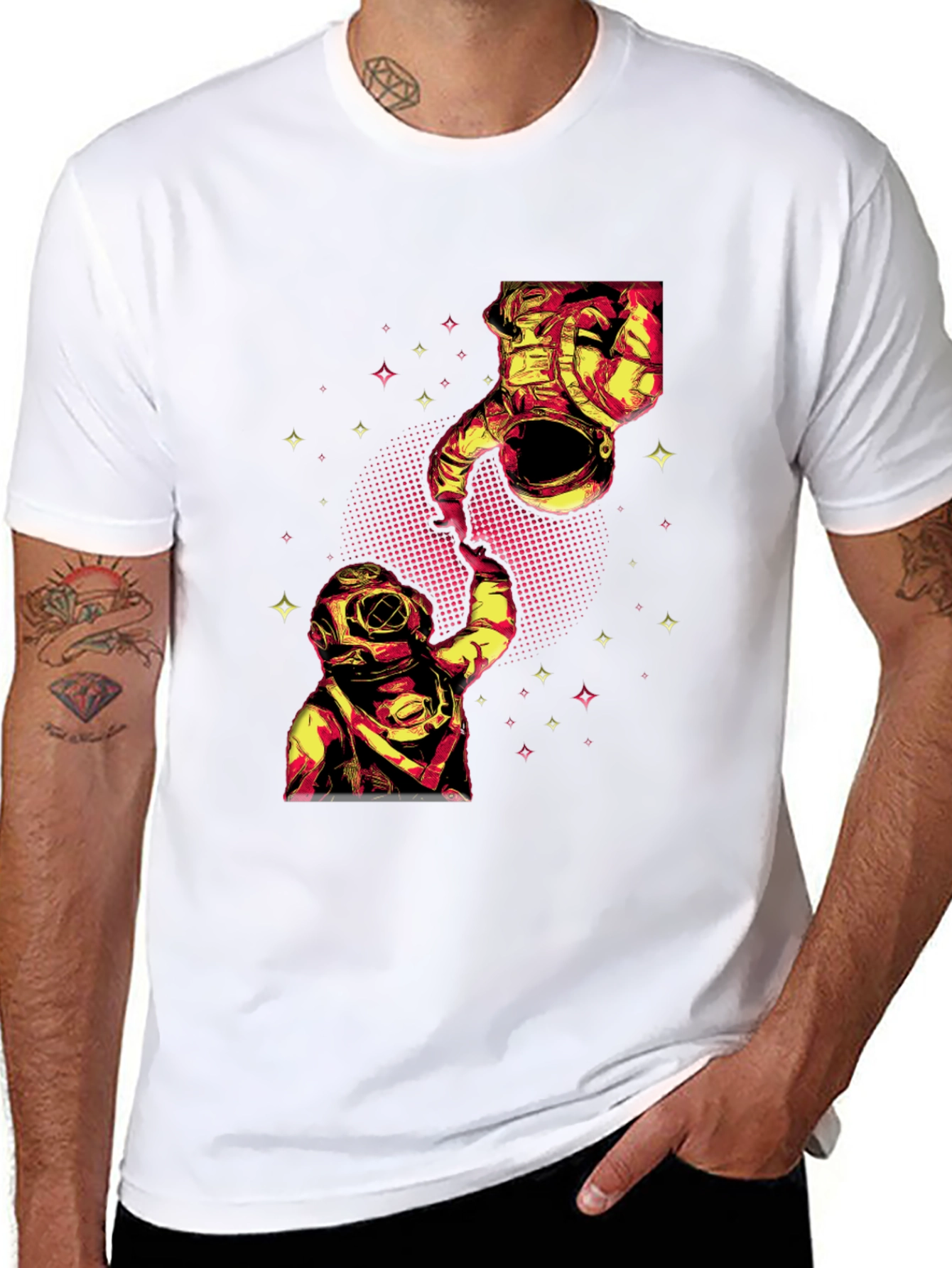 Retro Diver Graphic Tee