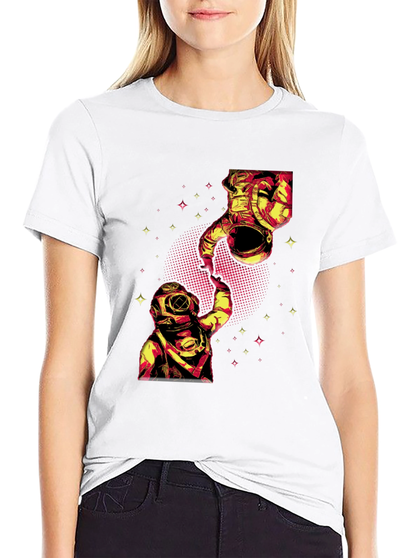 Retro Diver Graphic Tee