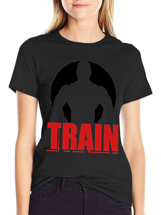 Train Graphic Tee - Motivational Workout Shirt