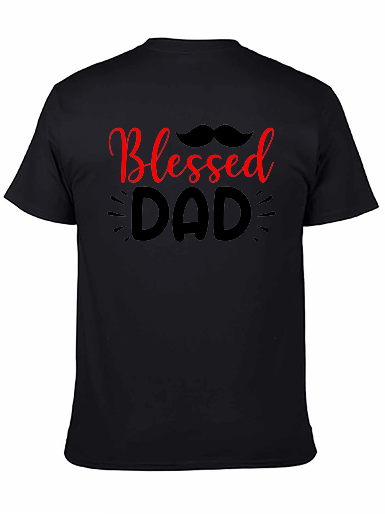 Blessed Dad Black T-Shirt