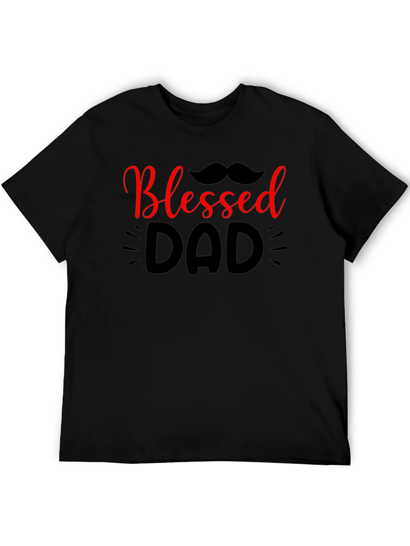 Blessed Dad Black T-Shirt