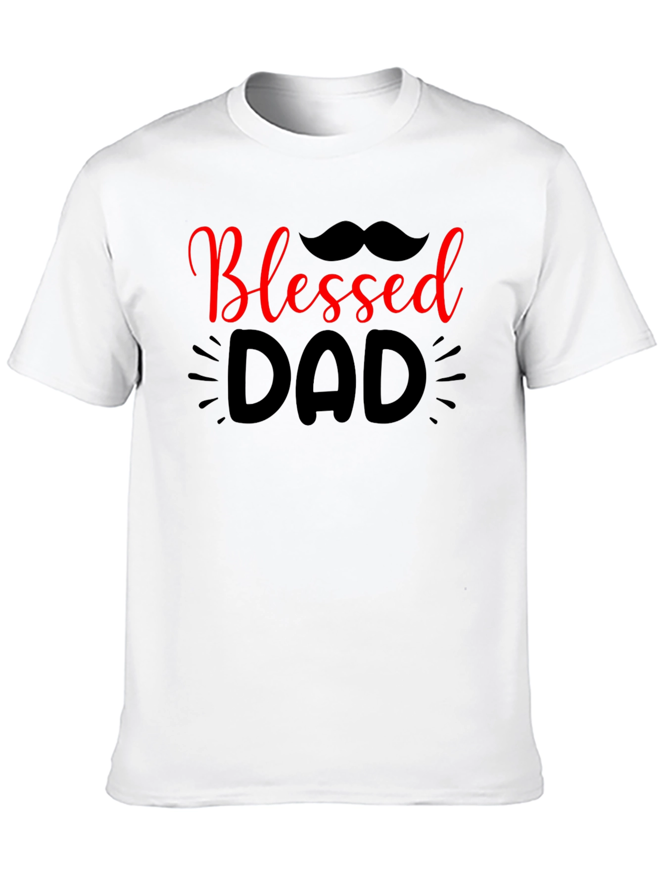 Blessed Dad Black T-Shirt