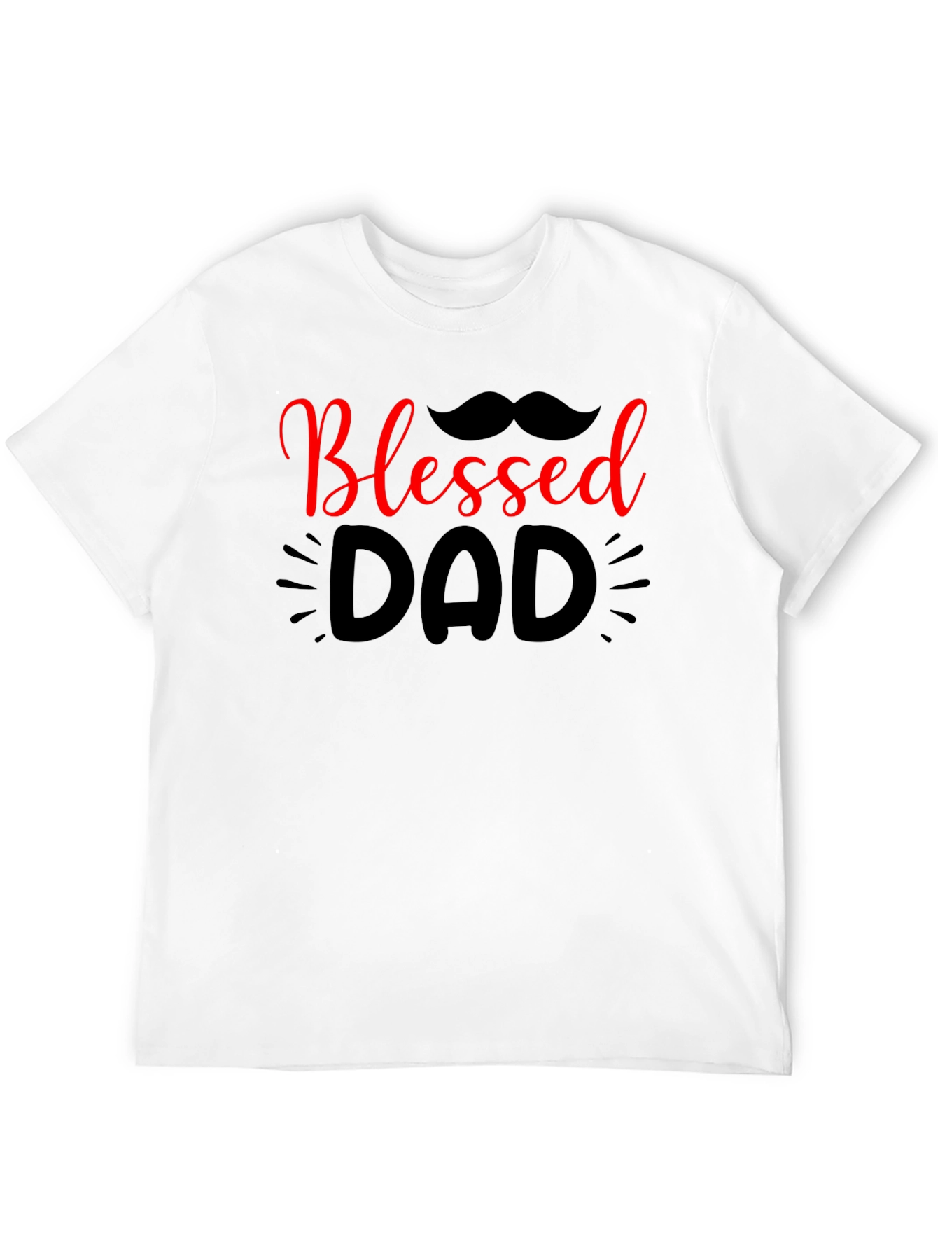 Blessed Dad Black T-Shirt