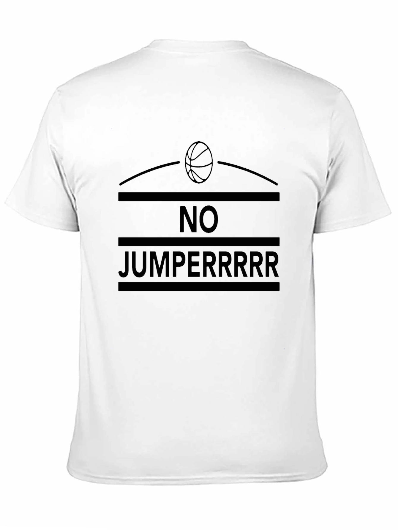 No Jumperrrr Graphic Tee - Black T-Shirt