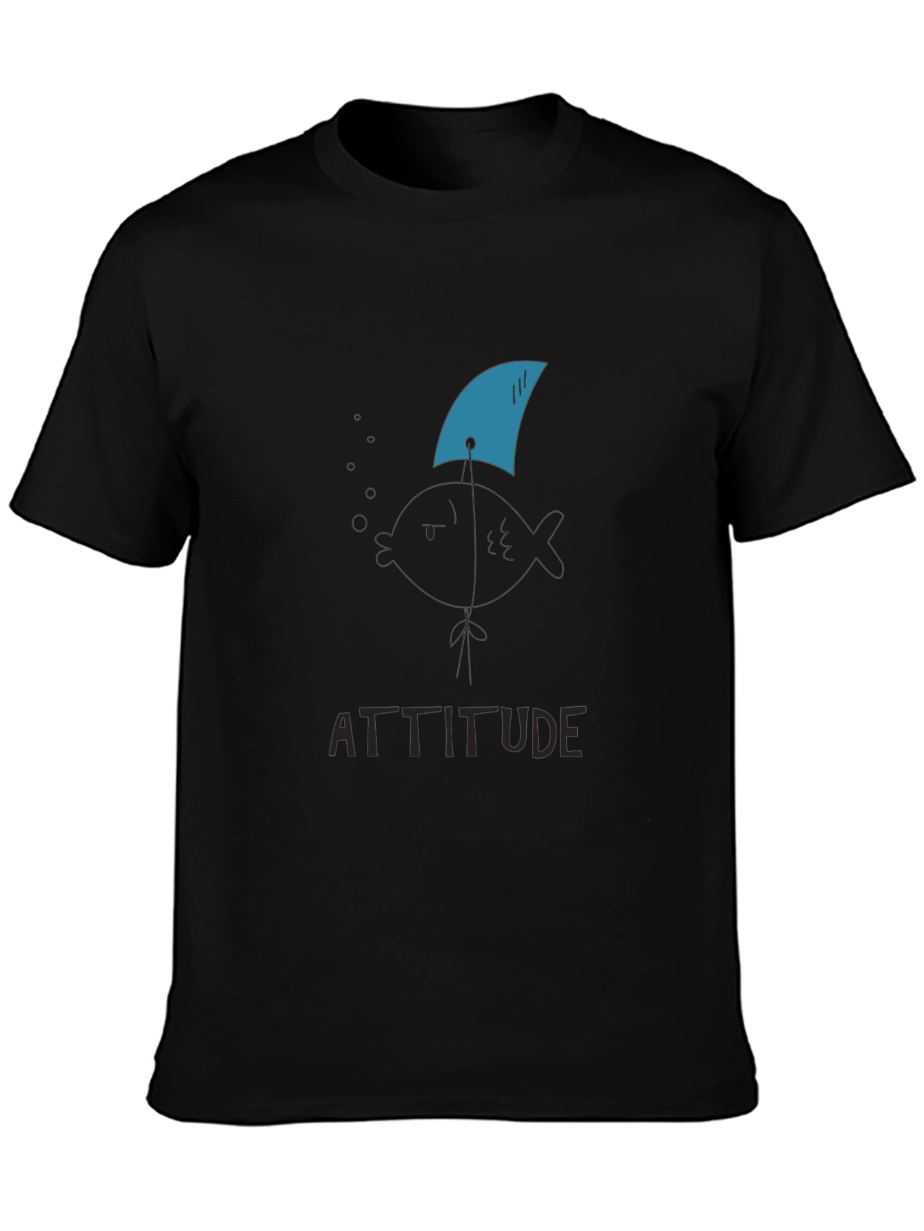Shark Attitude T-Shirt - Black