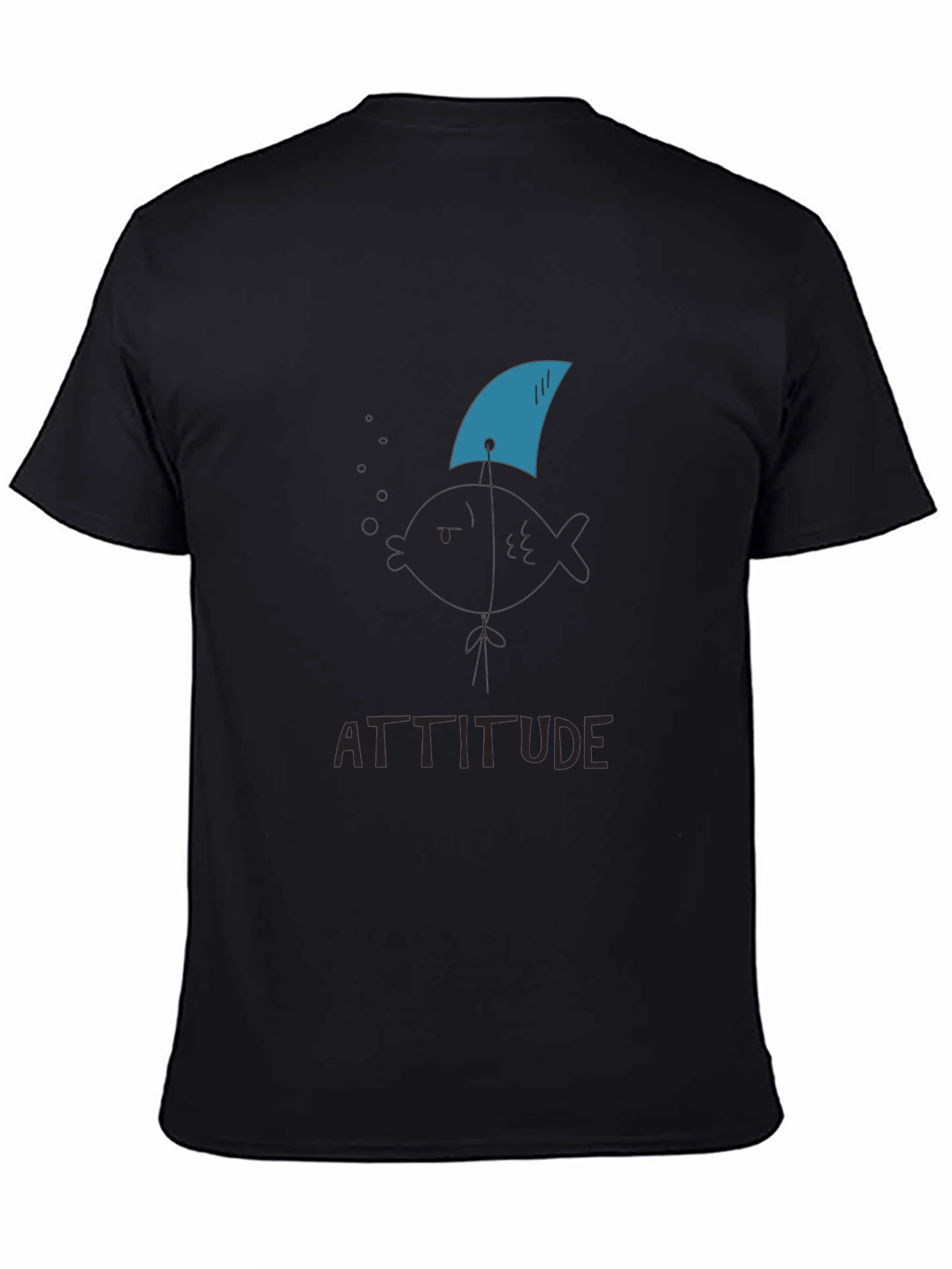 Shark Attitude T-Shirt - Black