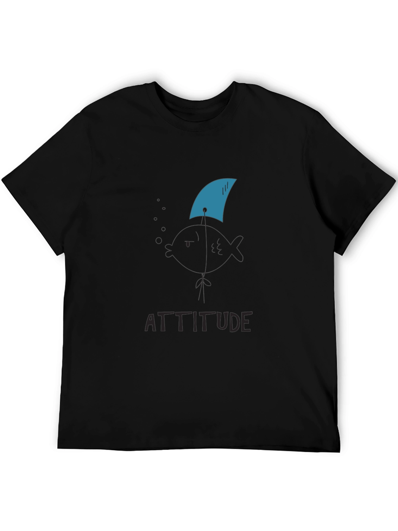Shark Attitude T-Shirt - Black