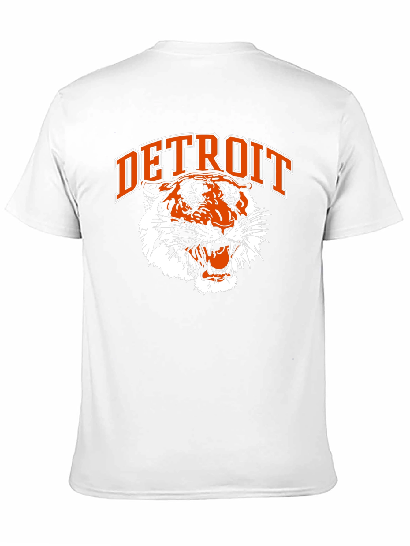 Detroit Tigers Graphic Tee - Classic Black Cotton T-Shirt