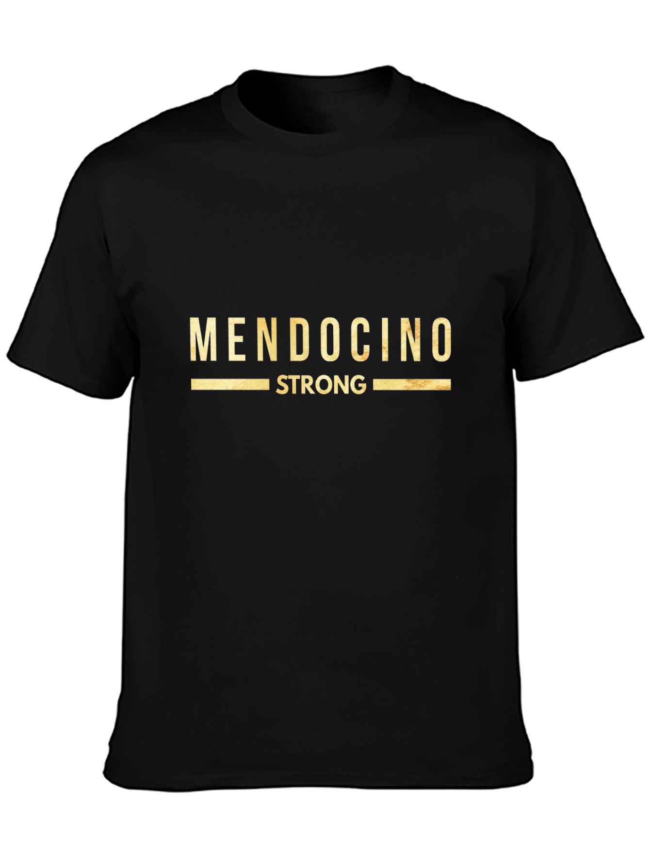Mendocino Strong Black T-Shirt