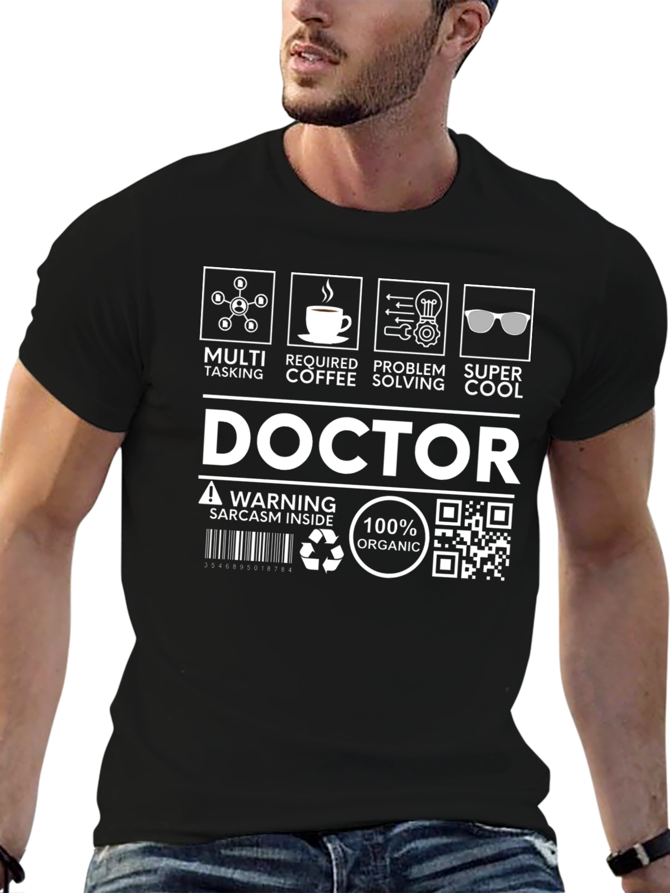 Doctor Multitasking Coffee Lover T-Shirt