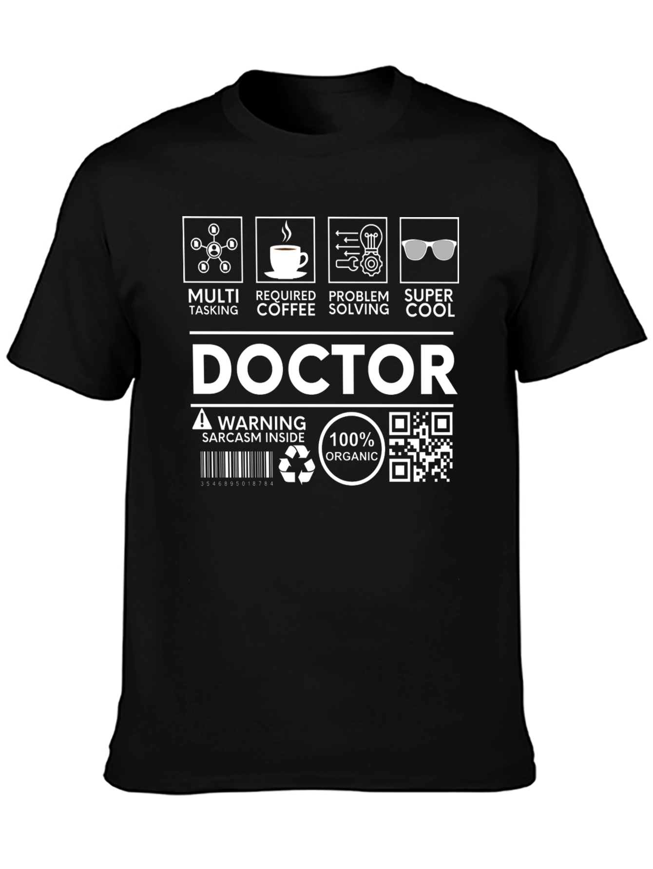 Doctor Multitasking Coffee Lover T-Shirt