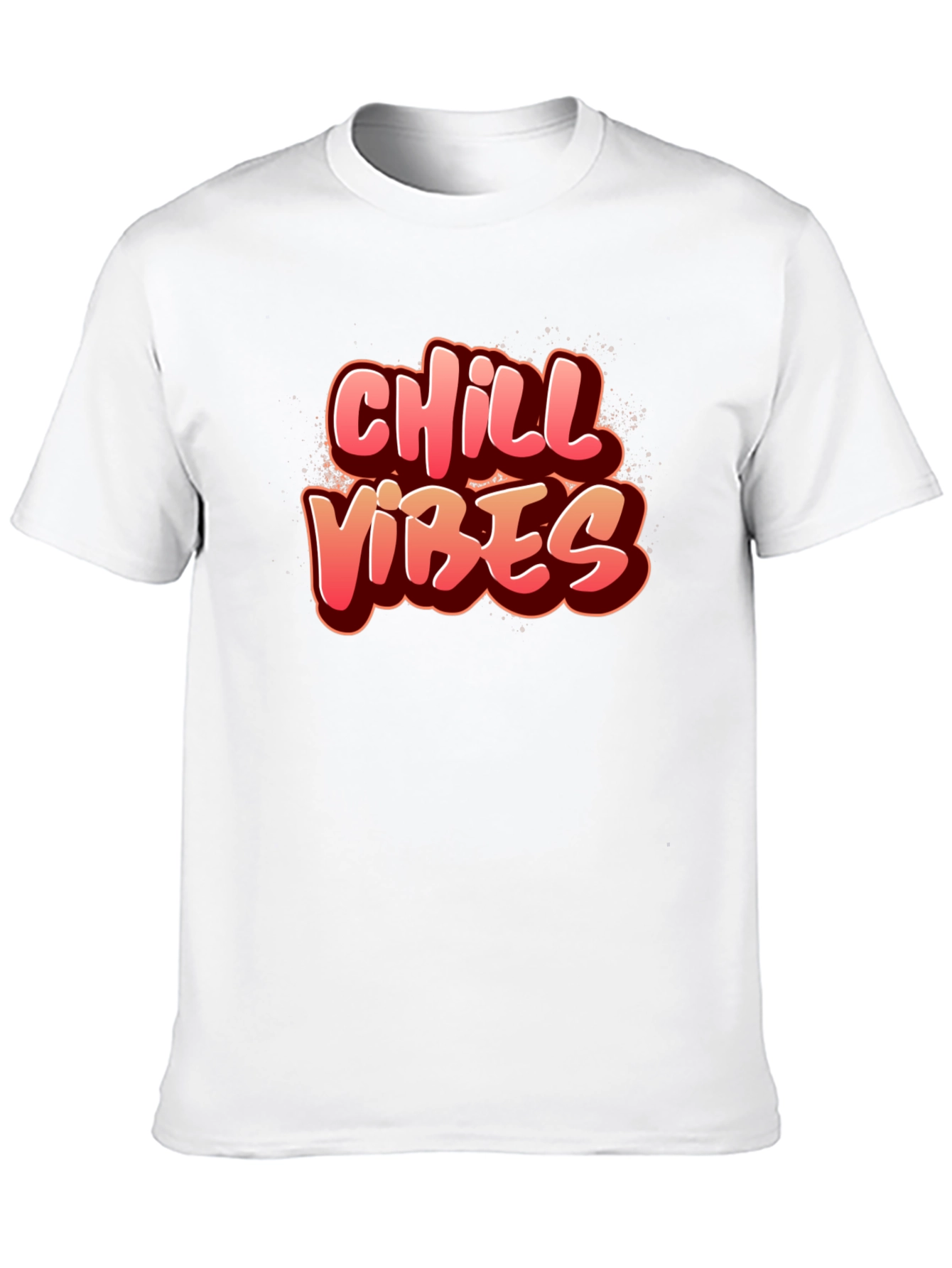 Chill Vibes Graphic Tee - Black