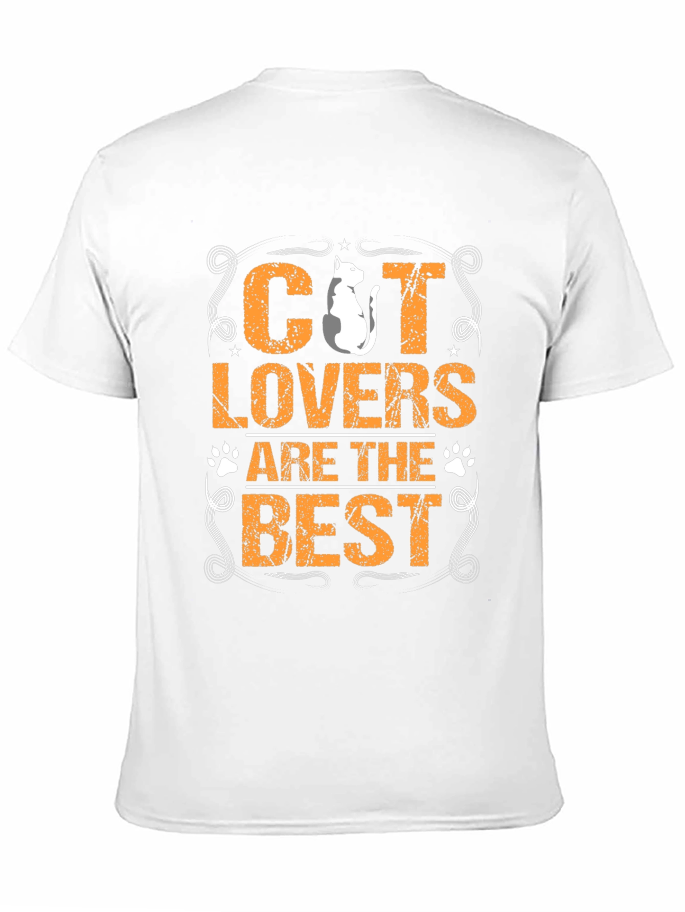 Cat Lovers Are The Best Black Graphic T-Shirt