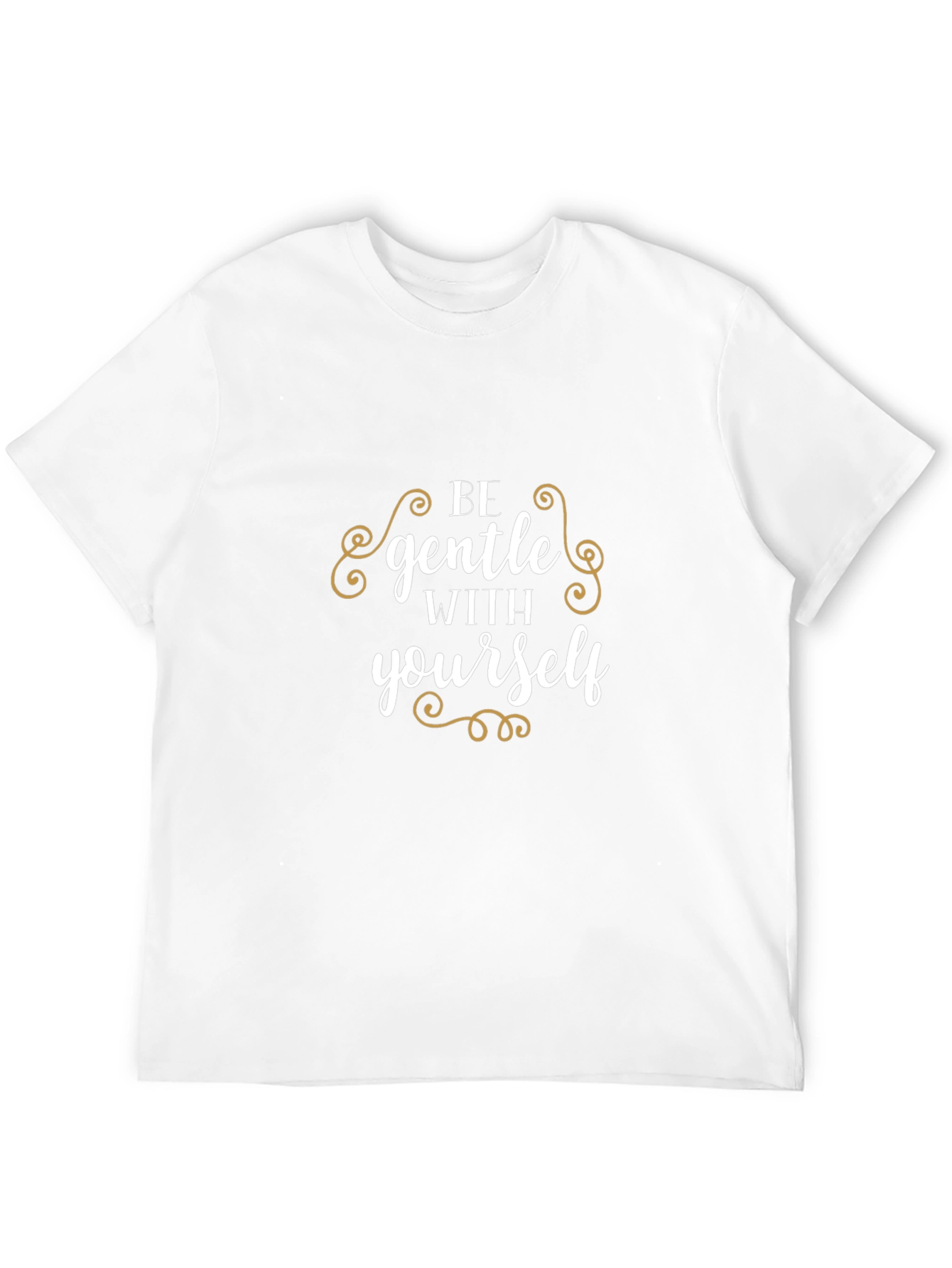Be Gentle With Yourself - Black Graphic Tee