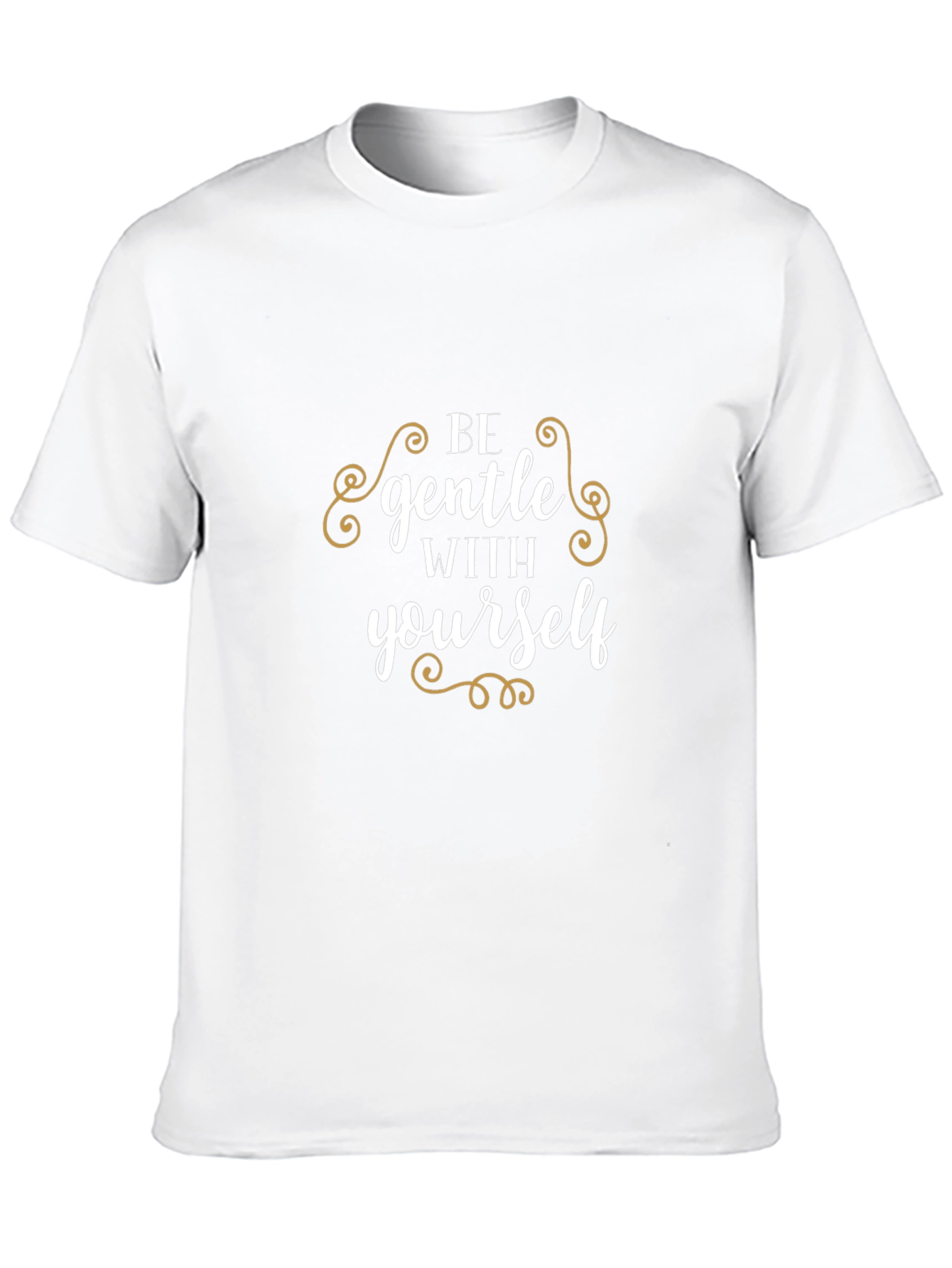 Be Gentle With Yourself - Black Graphic Tee
