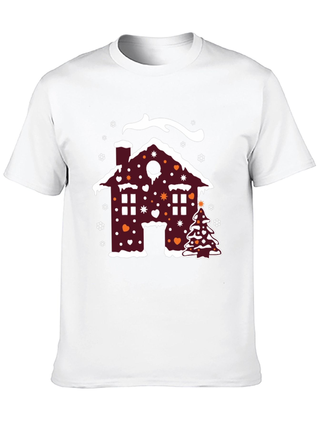 Festive Holiday Gingerbread House Christmas T-Shirt