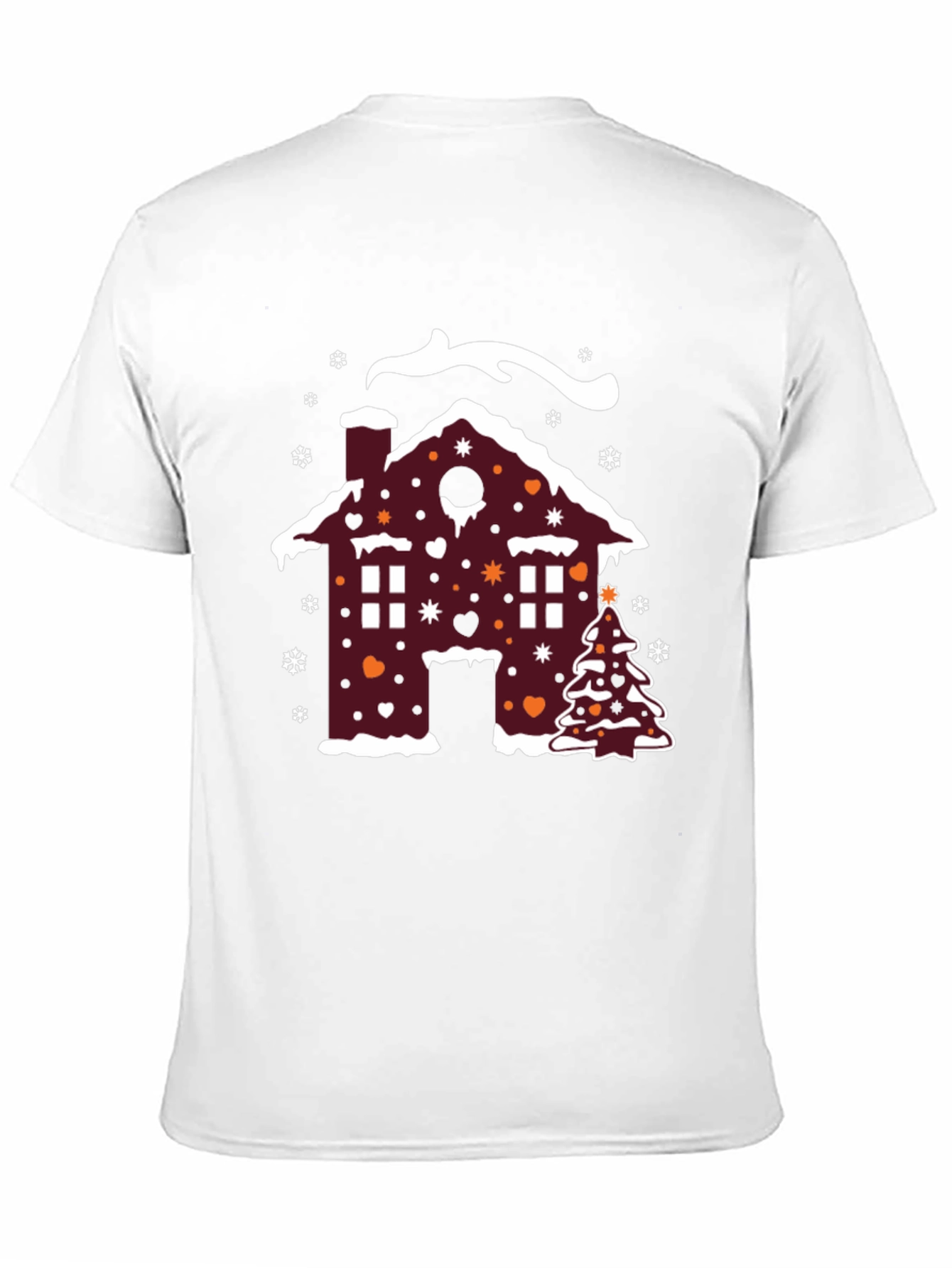 Festive Holiday Gingerbread House Christmas T-Shirt