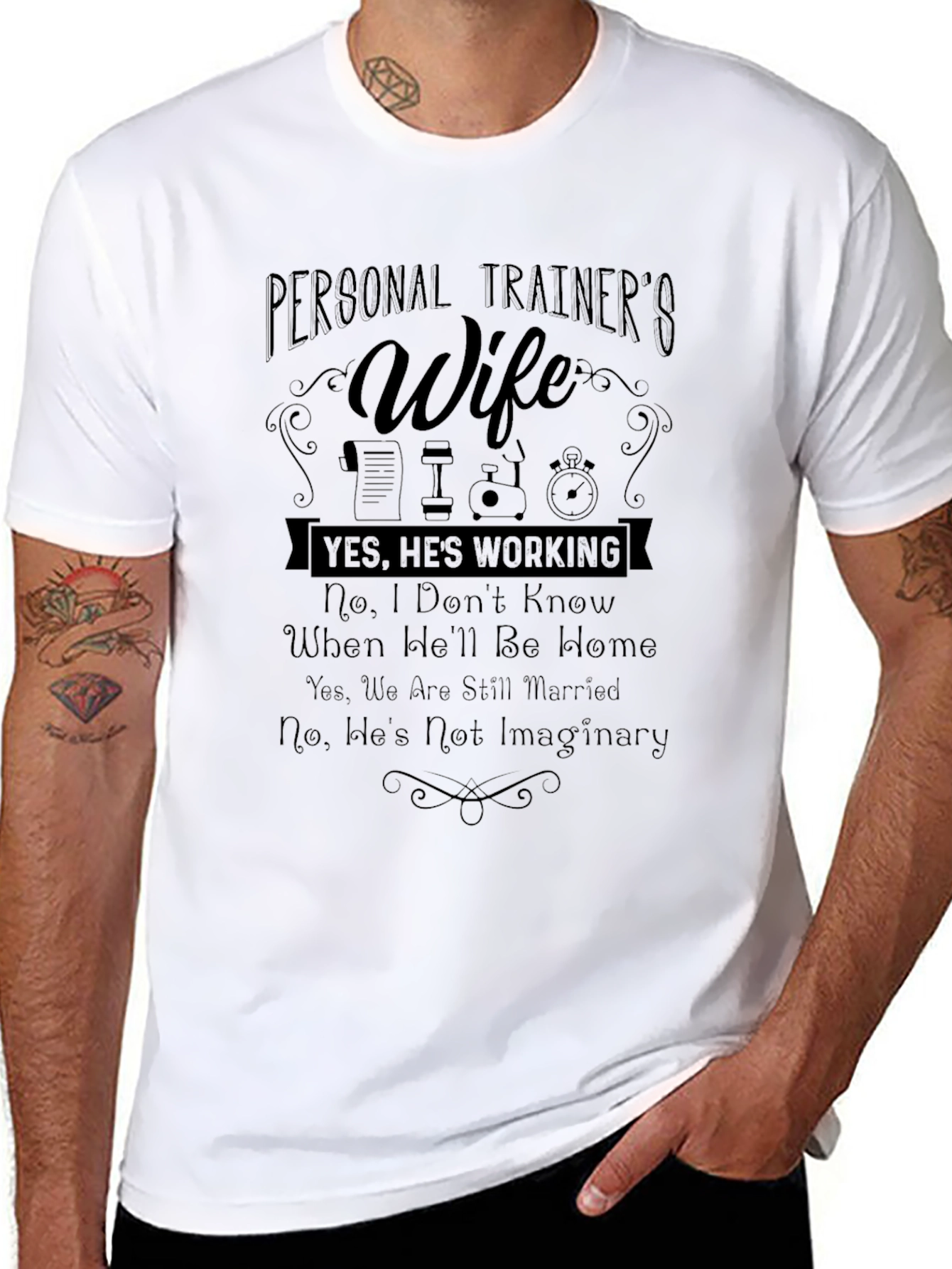 Personal Trainers Wife T-Shirt - Funny Gift